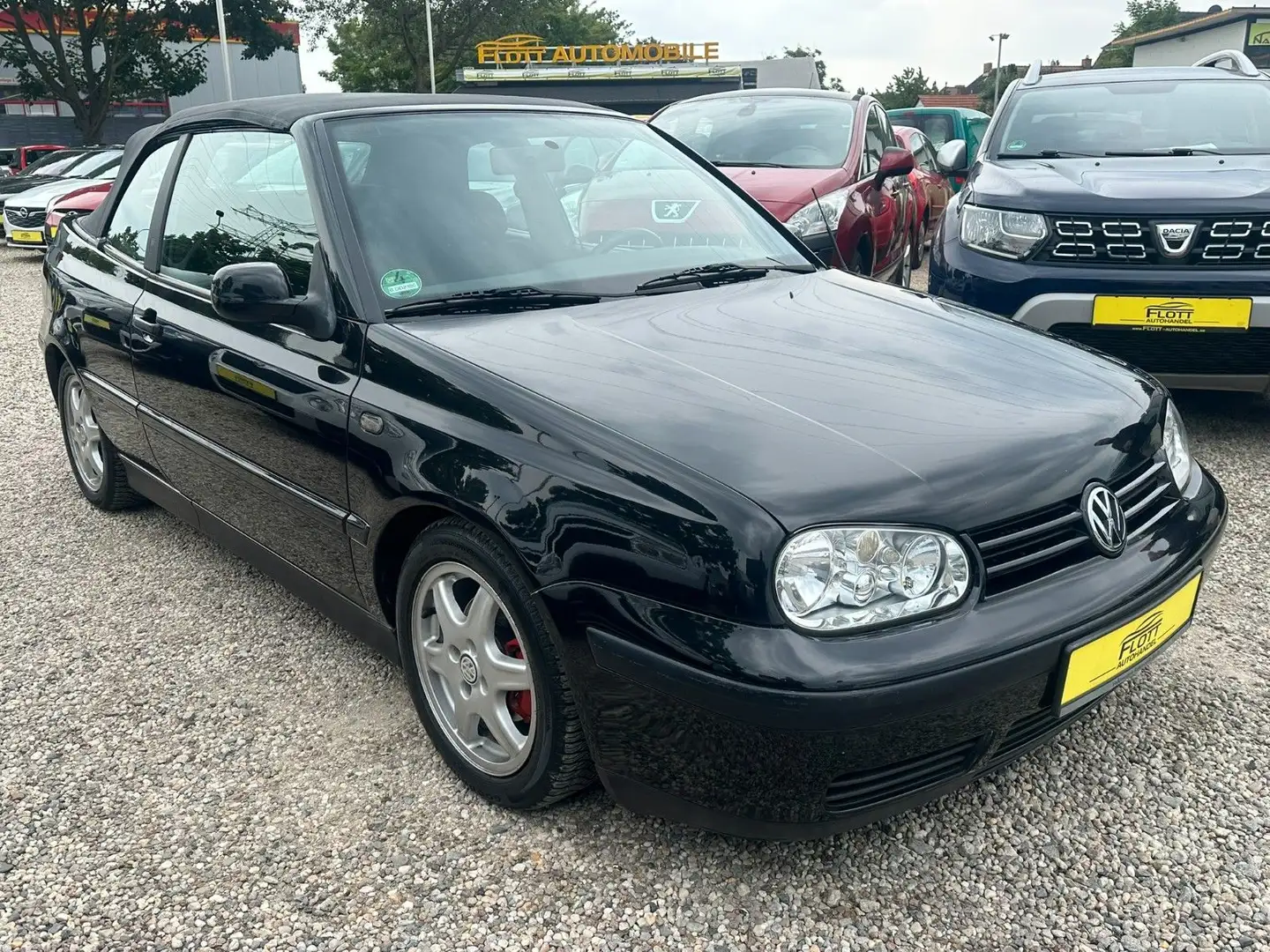 Volkswagen Golf 4 1.6  Cabrio*Servo*Alufelgen*TÜV NEU*TOP ! Schwarz - 2