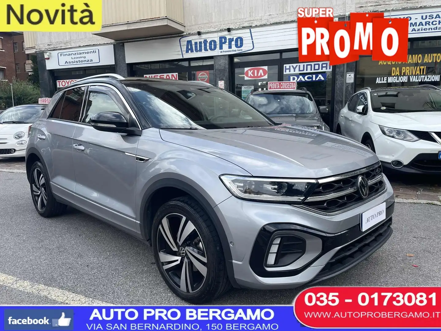Volkswagen T-Roc T-Roc 2.0 tdi R-Line 115cv GARANZIA VW, COME NUOVA Grigio - 1