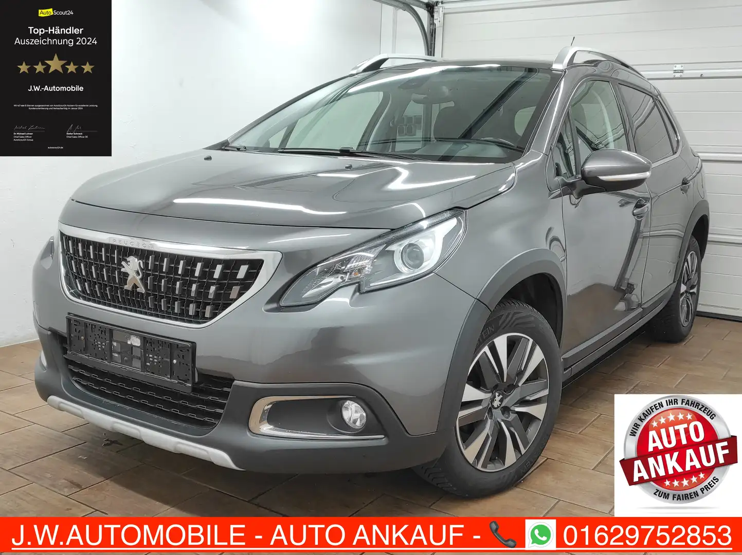 Peugeot 2008 BlueHDi ALLURE 1.5 HDI PANORAMA LEDER KAMERA EURO6 Grau - 2