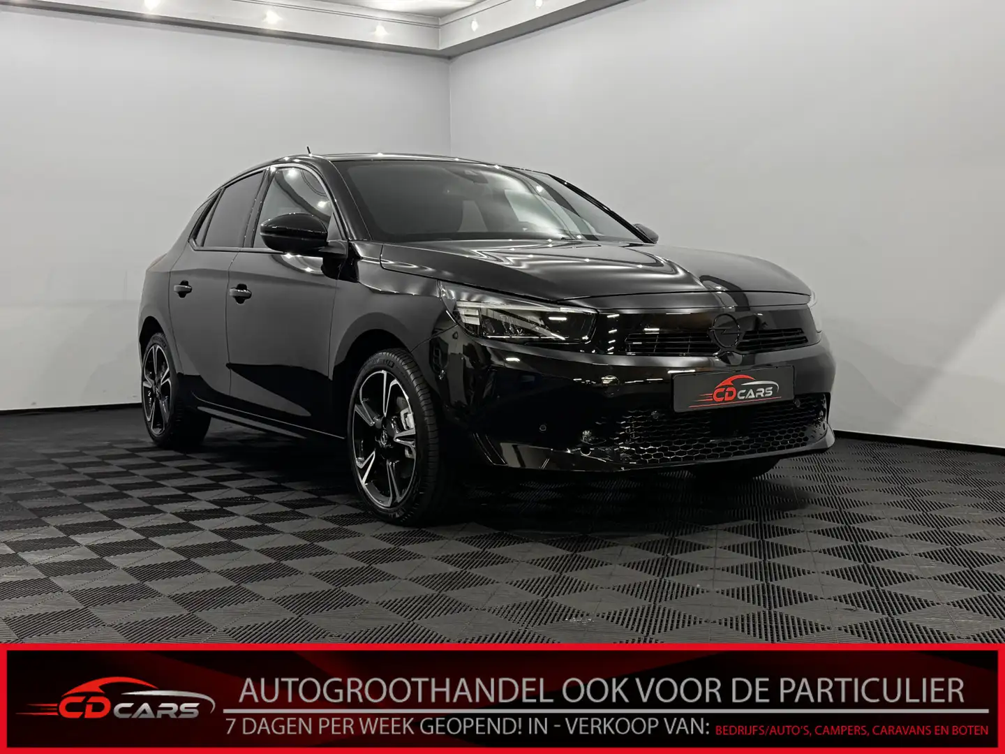 Opel Corsa 1.2 GS Half leder, Camera, Apple carplay, Winterpa Zwart - 1