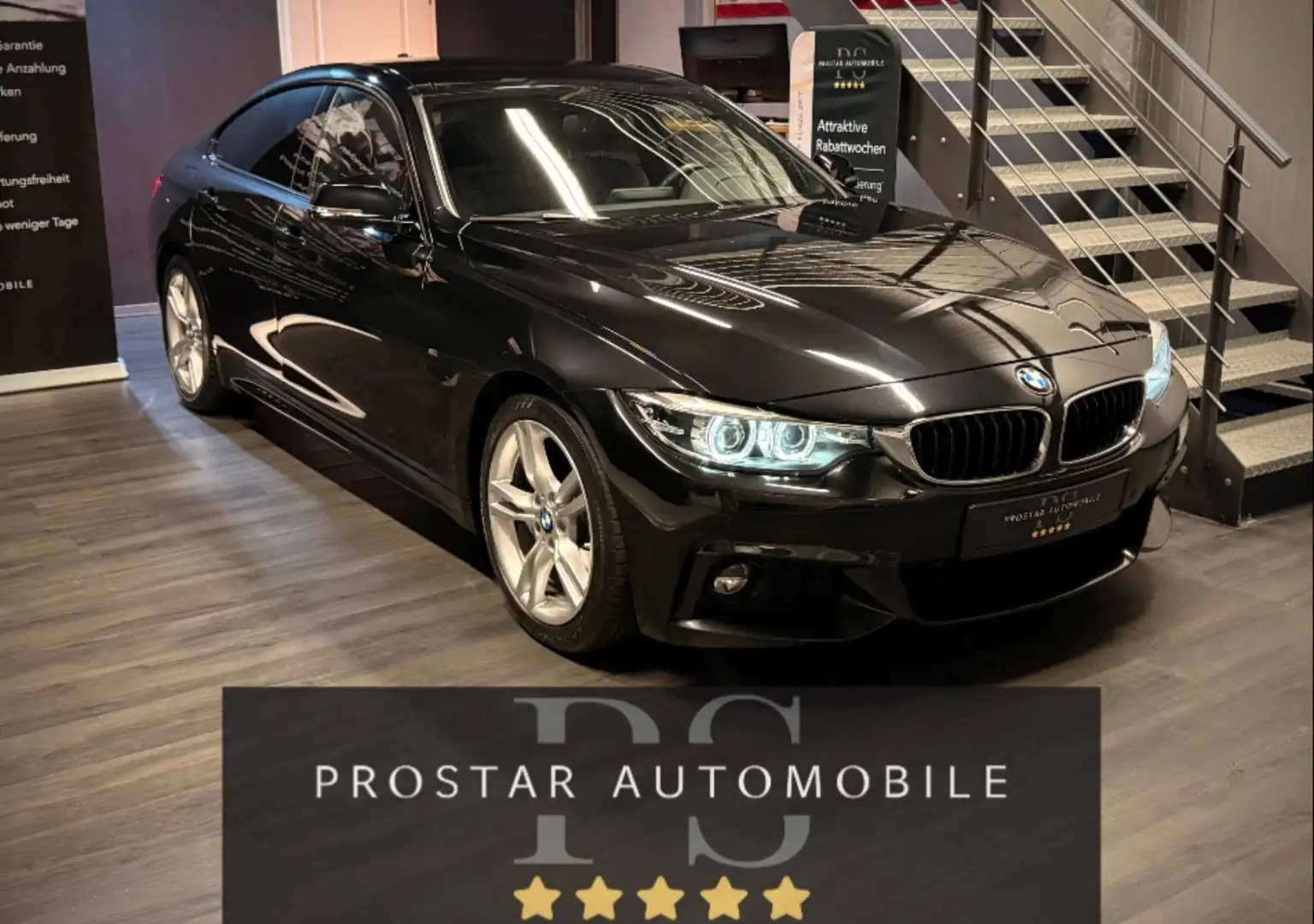 BMW 418 D Aut. GranCoupe M-Paket*LED*Kamera*Facelift* Schwarz - 1