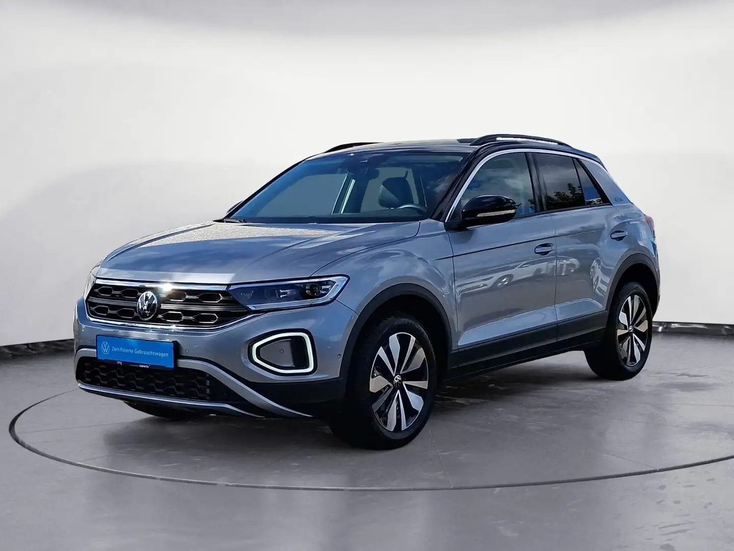 Volkswagen T-Roc 2.0 TDI GOAL AHK LEDplus ACC IQ.Drive Navi Silber - 2