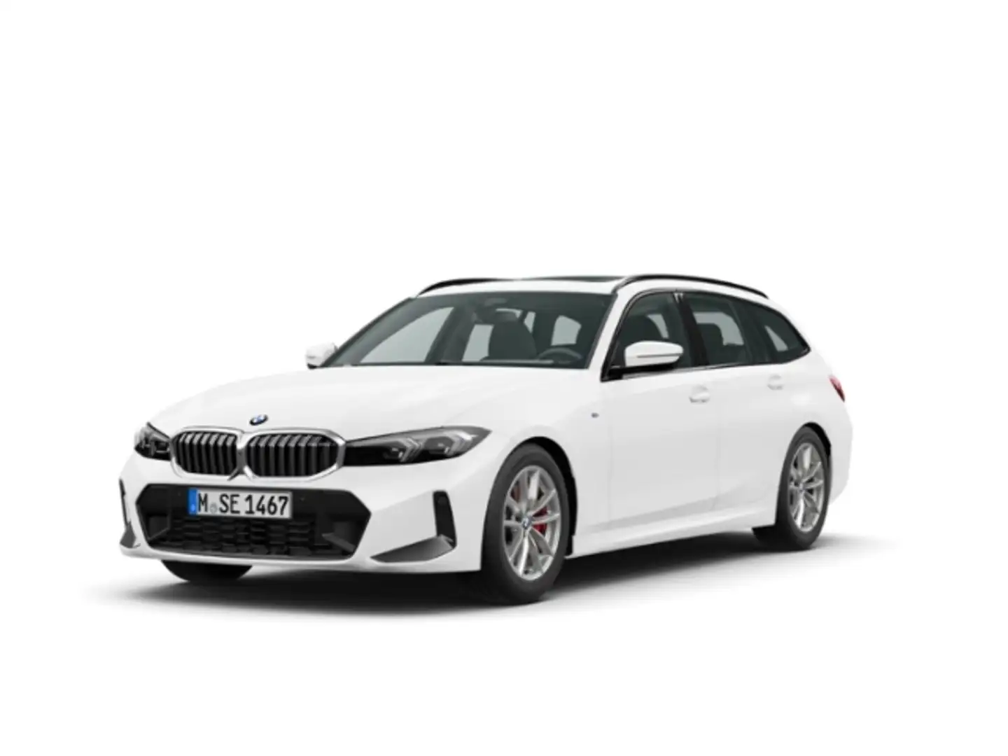 BMW 320 d xDrive Touring M Sport Pro HUD Pano AHK Weiß - 1
