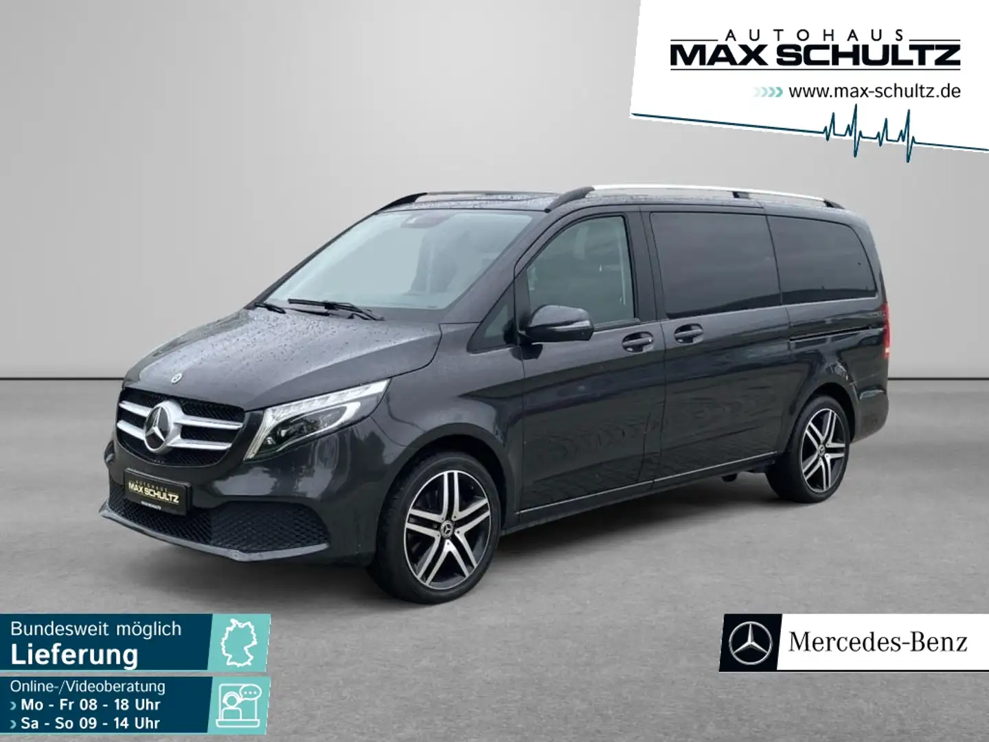 Mercedes-Benz V 300 d 4MATIC EDITION Lang *AHK*LED*PDC*SpurH Gris - 1