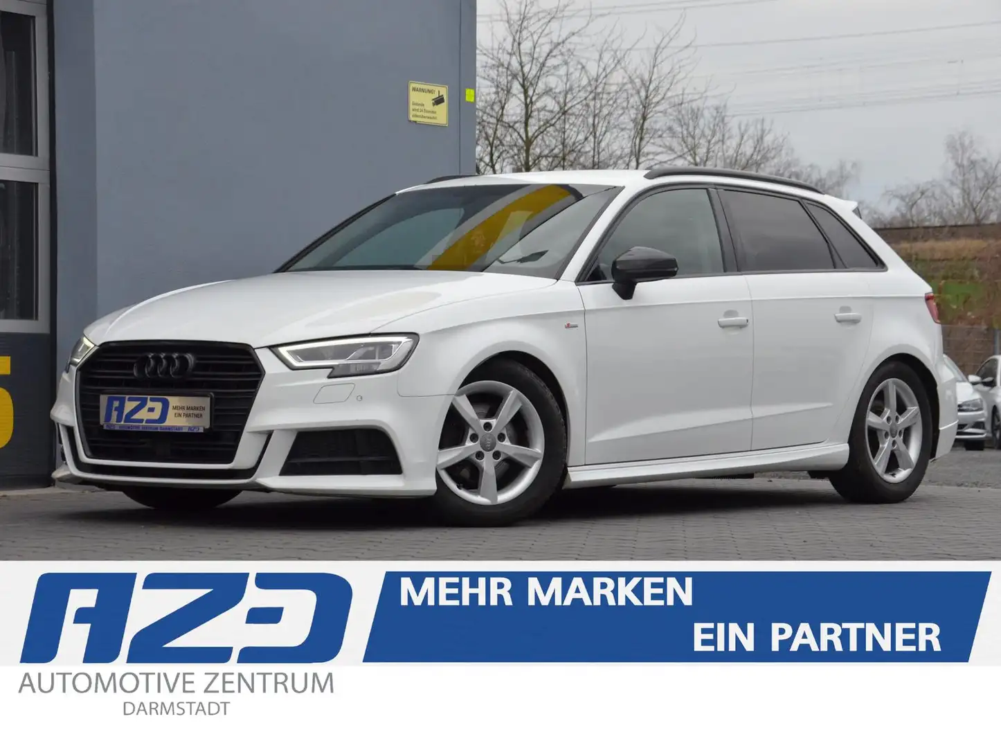 Audi A3 Sportb 2.0 TDI S-LINE S-TRONIC ACC LED Blanc - 1