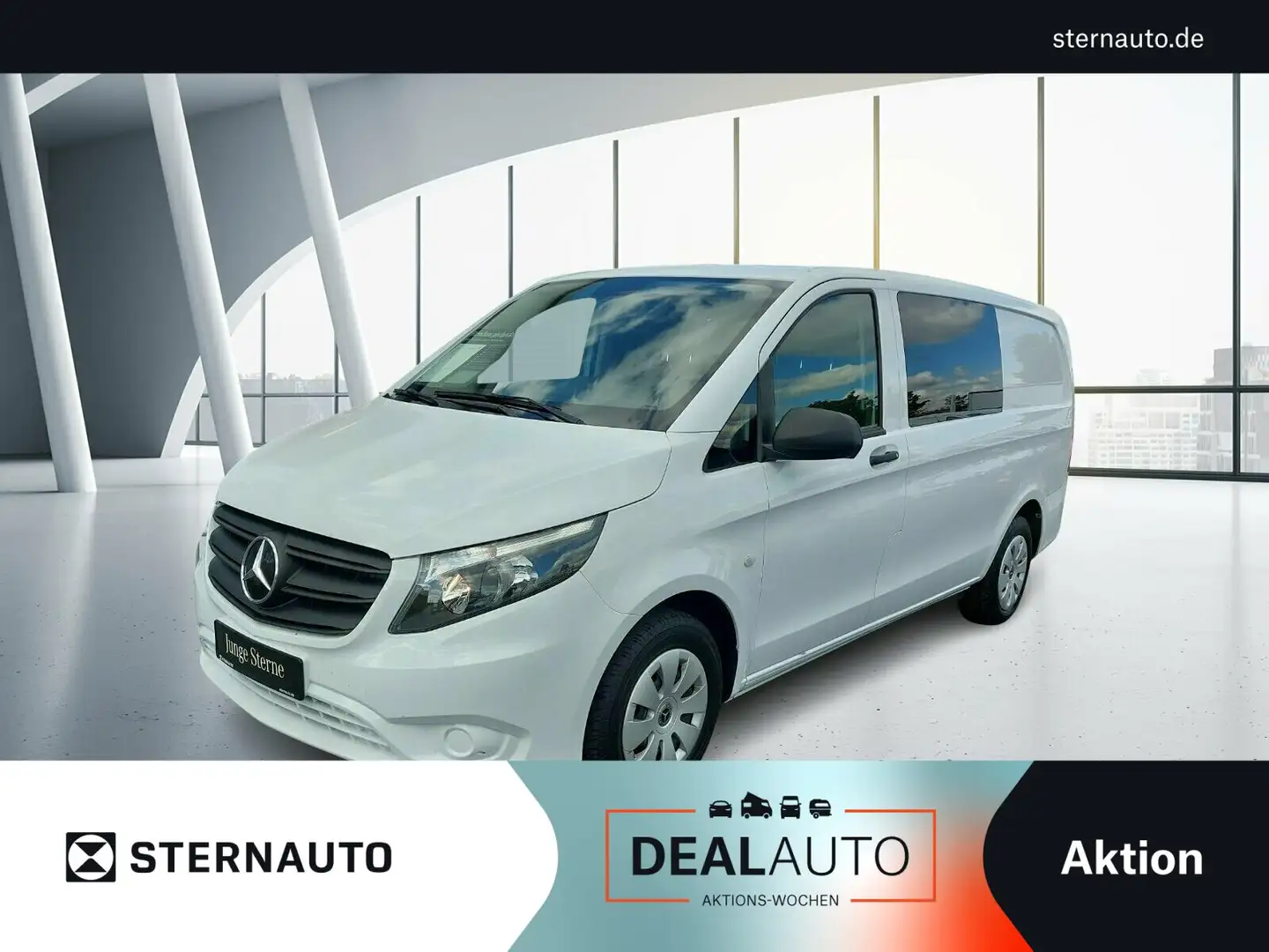 Mercedes-Benz Vito Vito 116 CDI Mixto Lang AHK NAVI AUTOMATIK Blanc - 1
