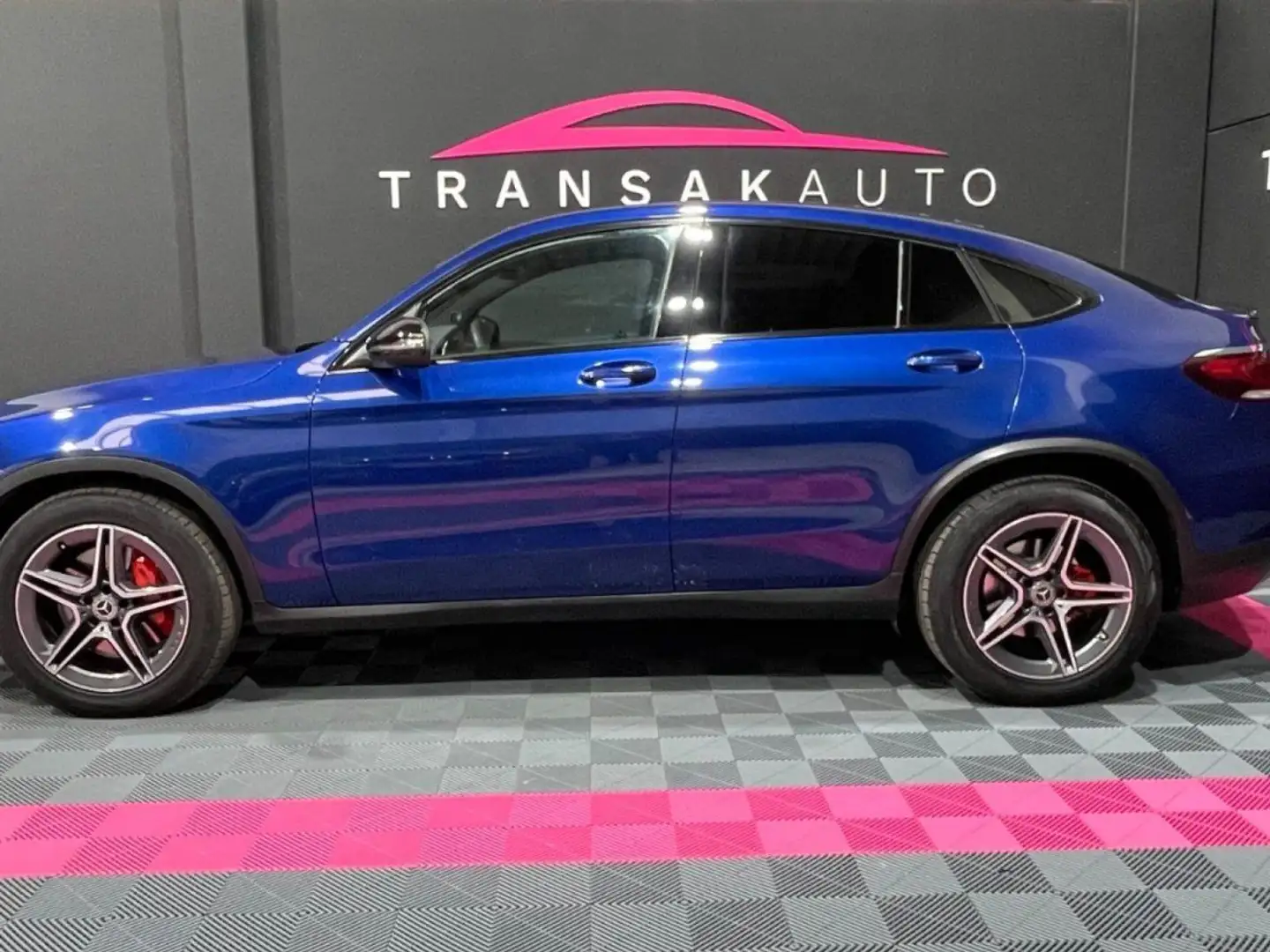Mercedes-Benz GLC 200 COUPÉ 2.0 200d 4MATIC 9-TRONIC AMG-Line 5d 120kW Bleu - 2