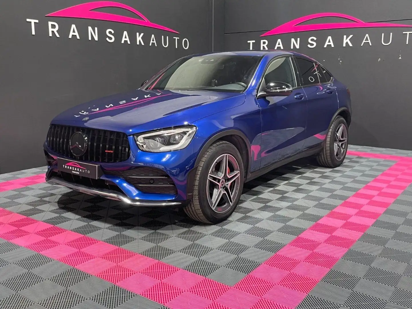 Mercedes-Benz GLC 200 COUPÉ 2.0 200d 4MATIC 9-TRONIC AMG-Line 5d 120kW Bleu - 1