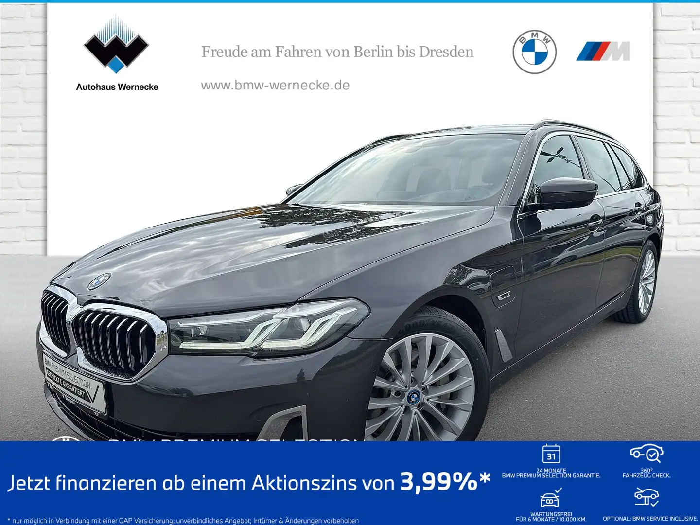 BMW 530 e Touring Head-Up HK HiFi DAB LED WLAN Shz Gris - 1