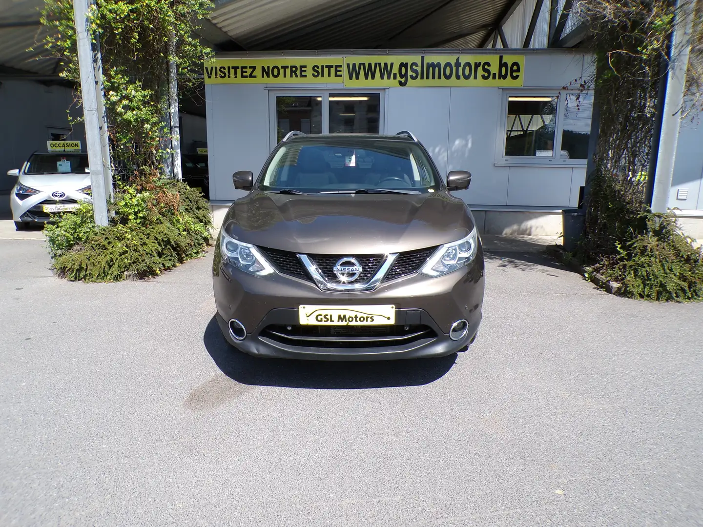 Nissan Qashqai 1.2DIG-T 116cv Automatique brun 07/15 Airco GPS Brun - 2