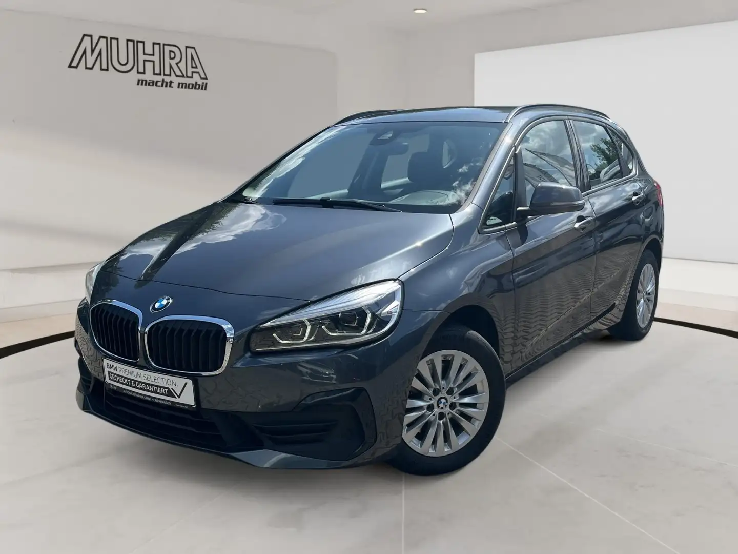BMW 218 d Active Tourer LED Navi HiFi PDC v/h Sitzhzg Gris - 2