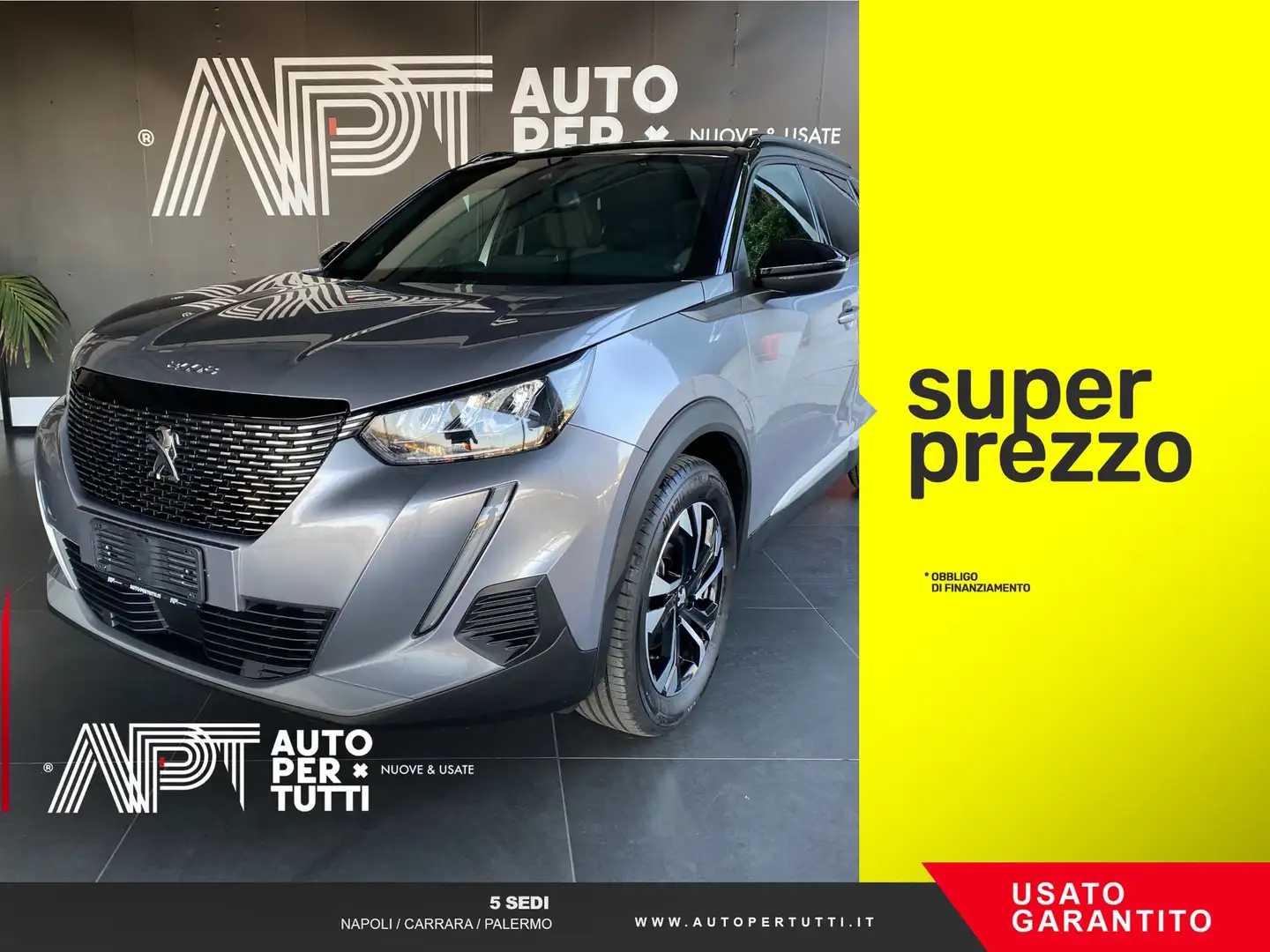 Peugeot 2008 2008 1.2 puretech Allure Pack s&s 130cv eat8 Zilver - 1