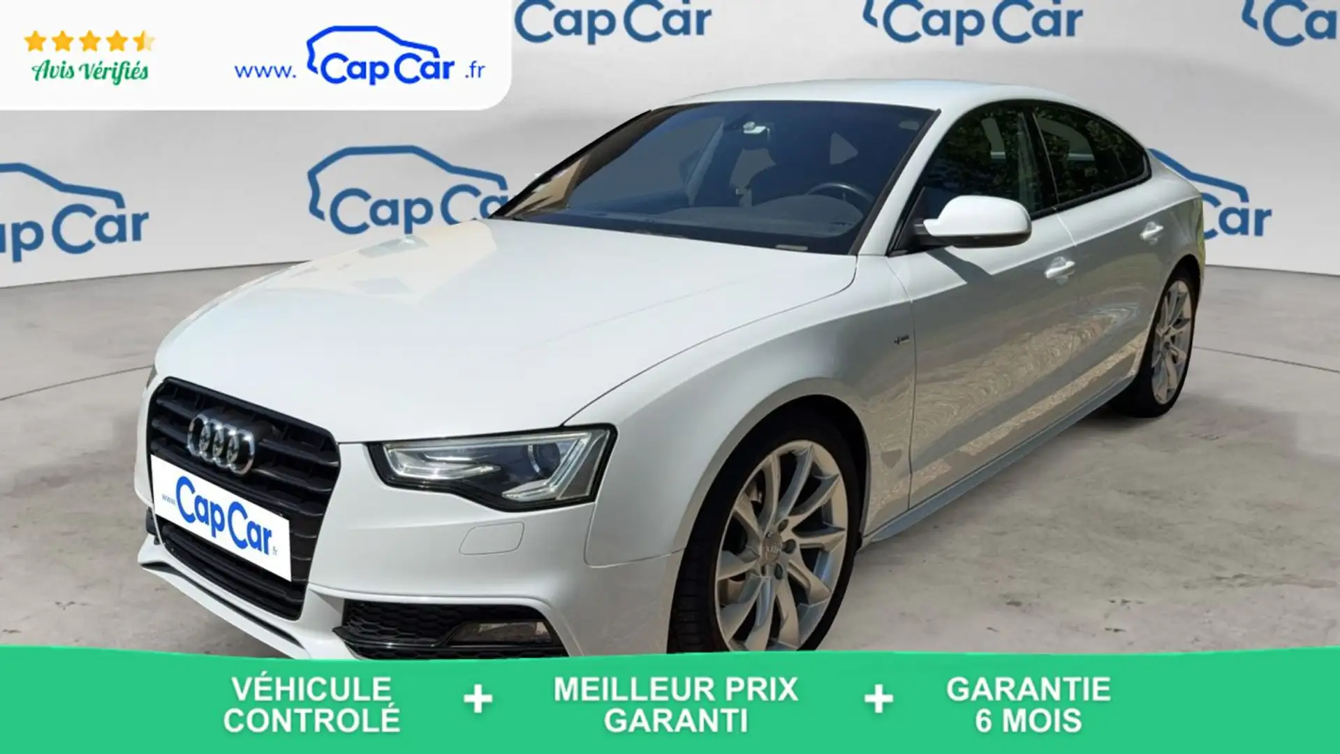 Audi A5 1.8 TFSI 177 S line Blanc - 1