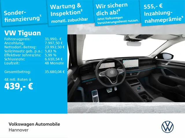 Volkswagen Tiguan 1.5 eTSI DSG Goal Navi AHK LED DigCockpit