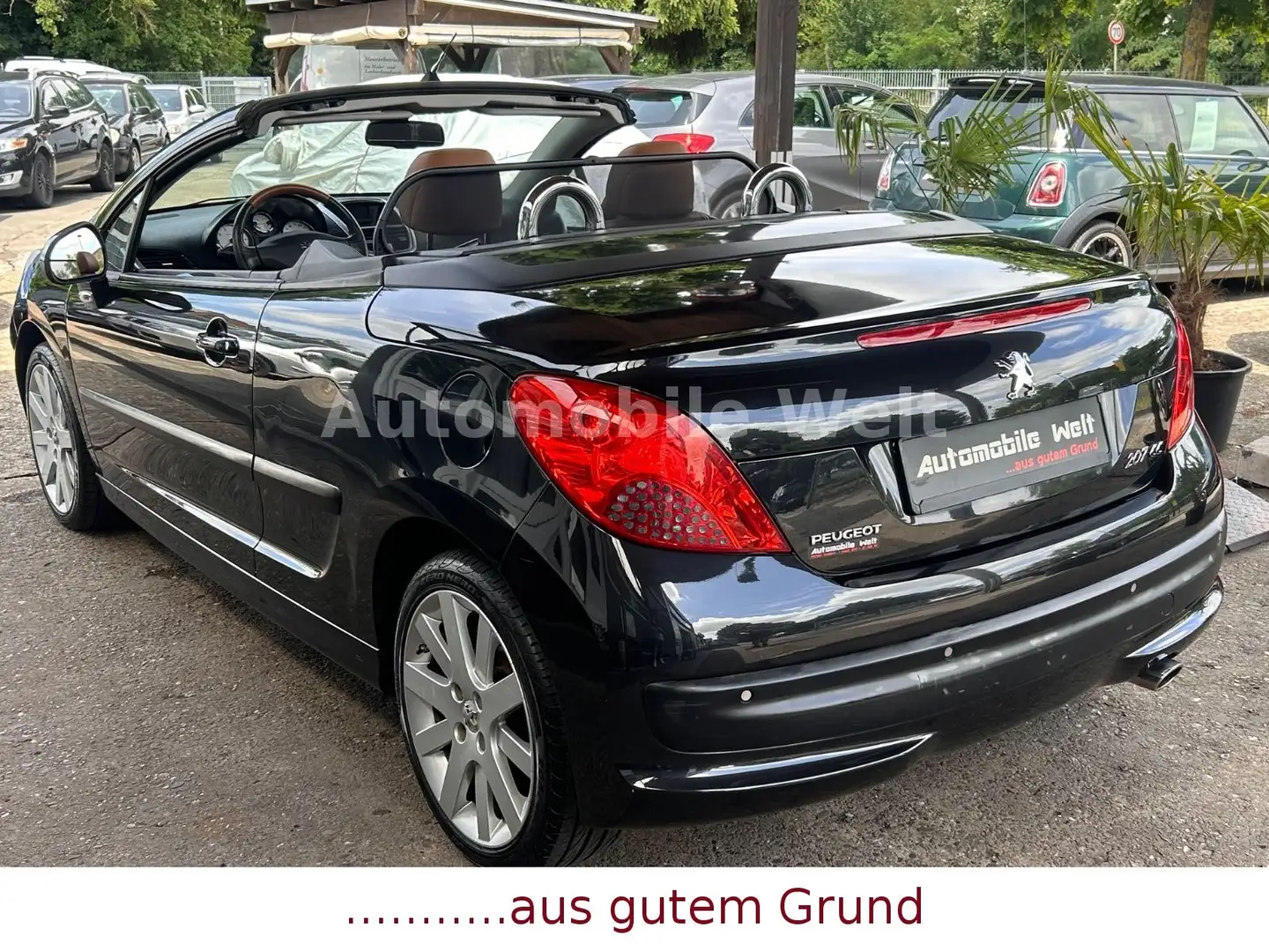 Peugeot 207 CC Automatik Leder PDC Sitzheizung 1.Hd.Alus Schwarz - 2