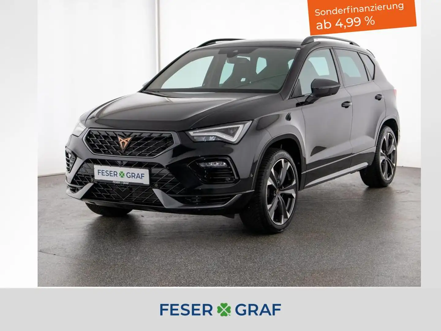 CUPRA Ateca 2.0 TSI 4Drive DSG LED / AHK / ACC / el. Heckklapp Schwarz - 1