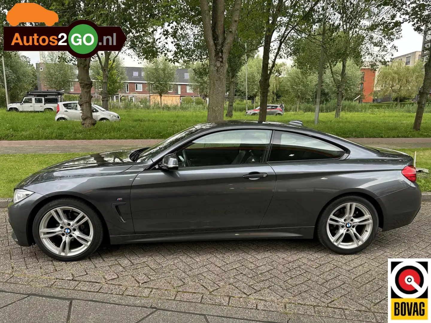 BMW 420 4-serie Coupé 420i High Executive Gris - 2