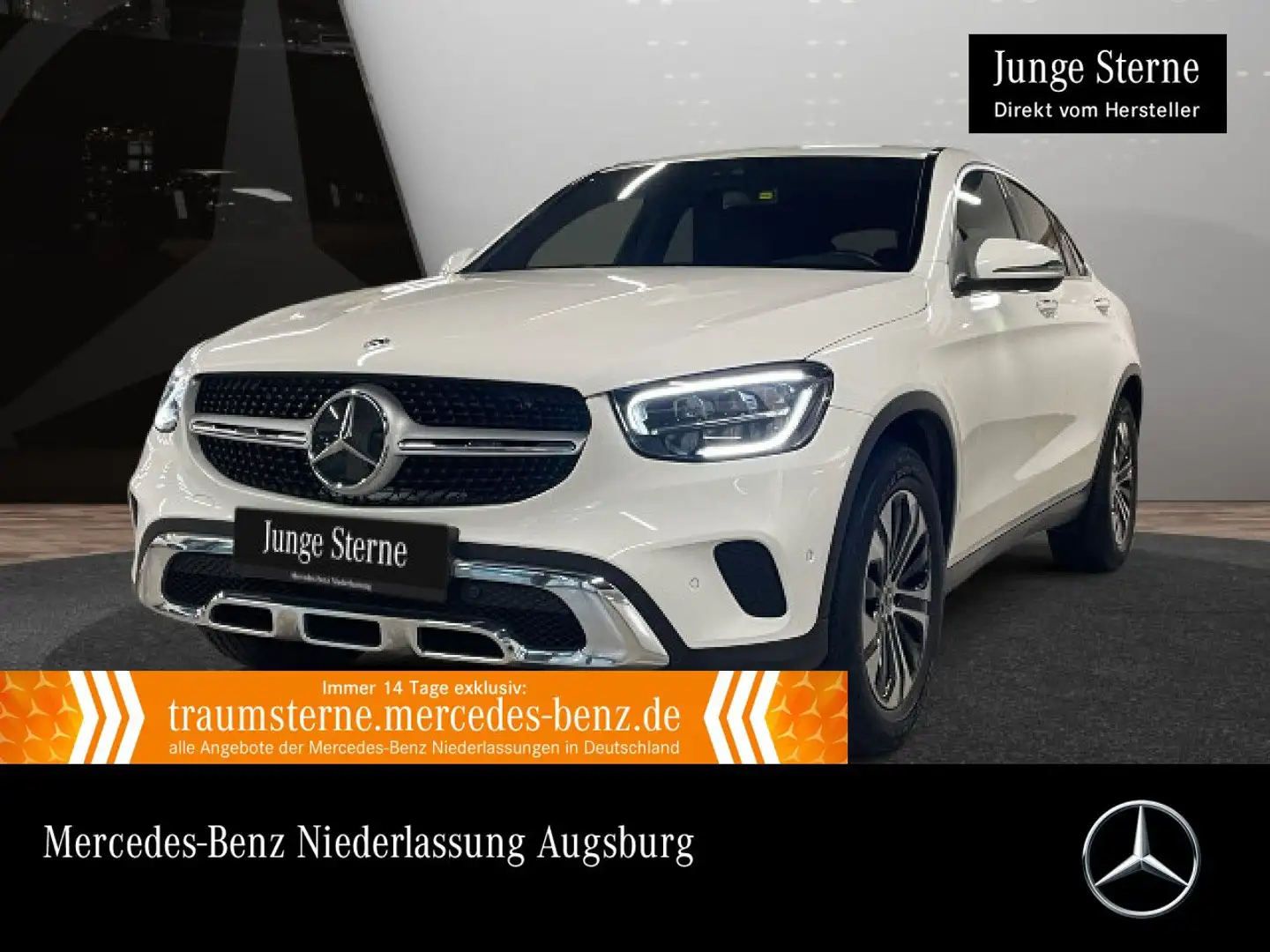 Mercedes-Benz GLC 200 Coupé 4M LED+KAMERA+KEYLESS+9G Weiß - 1