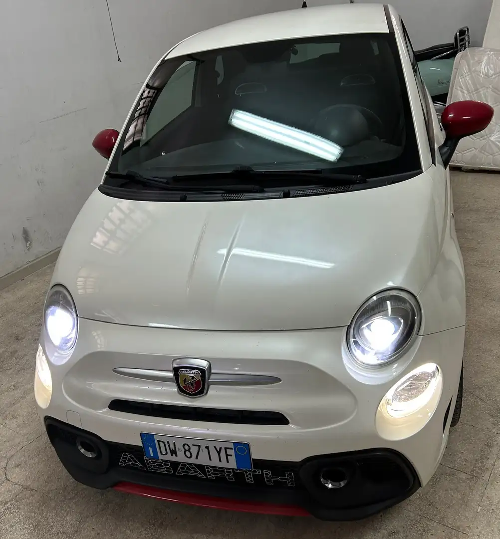 Abarth 595 ALLESTIMENTO PISTA Blanc - 1