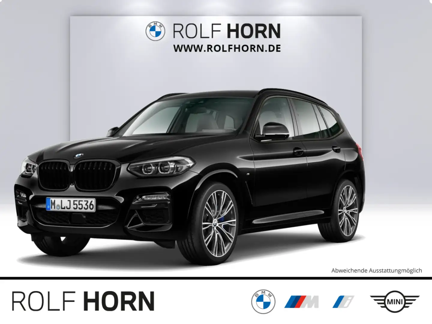 BMW X3 M40i Navi HeadUp HiFi AHK Lenkradhzg RfKamera Schwarz - 1