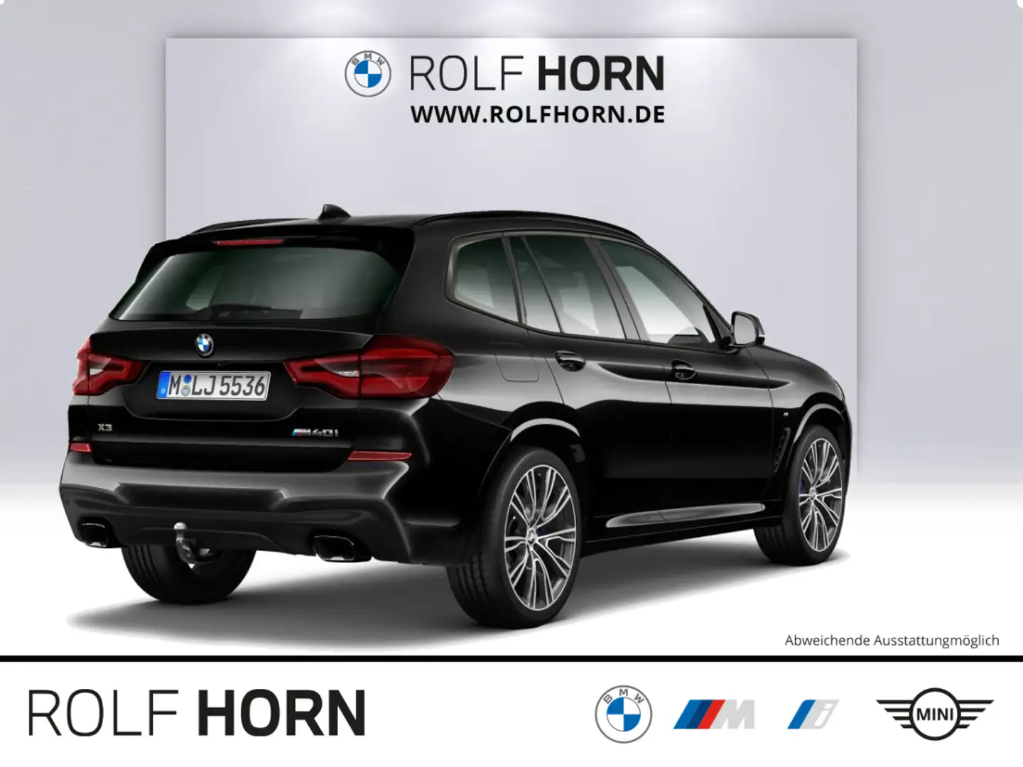 BMW X3 M40i Navi HeadUp HiFi AHK Lenkradhzg RfKamera Schwarz - 2