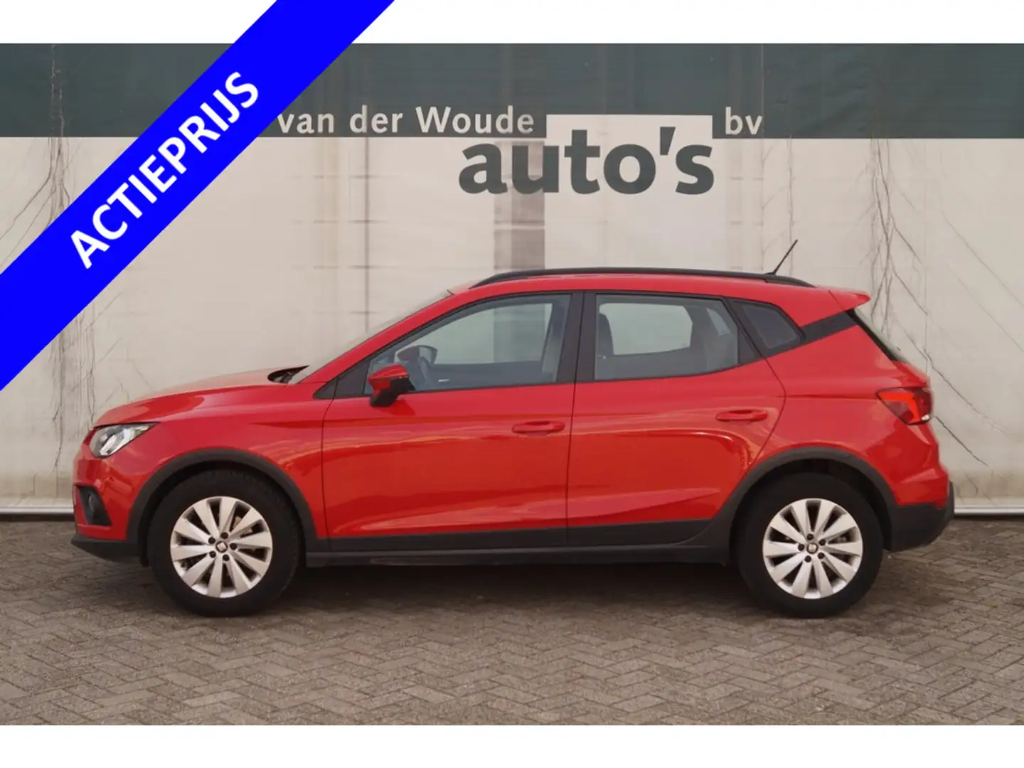 SEAT Arona 1.0 TSI 110pk DSG Style -ECC-PDC-CRUISE- Rood - 1