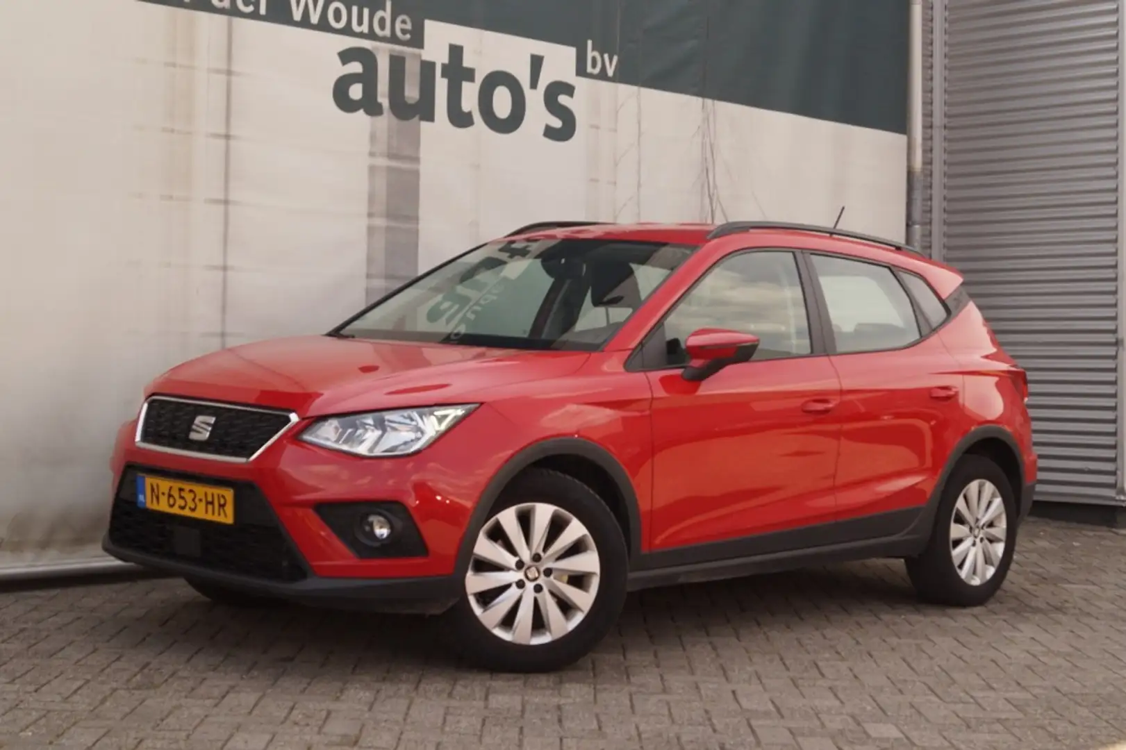 SEAT Arona 1.0 TSI 110pk DSG Style -ECC-PDC-CRUISE- Rood - 2