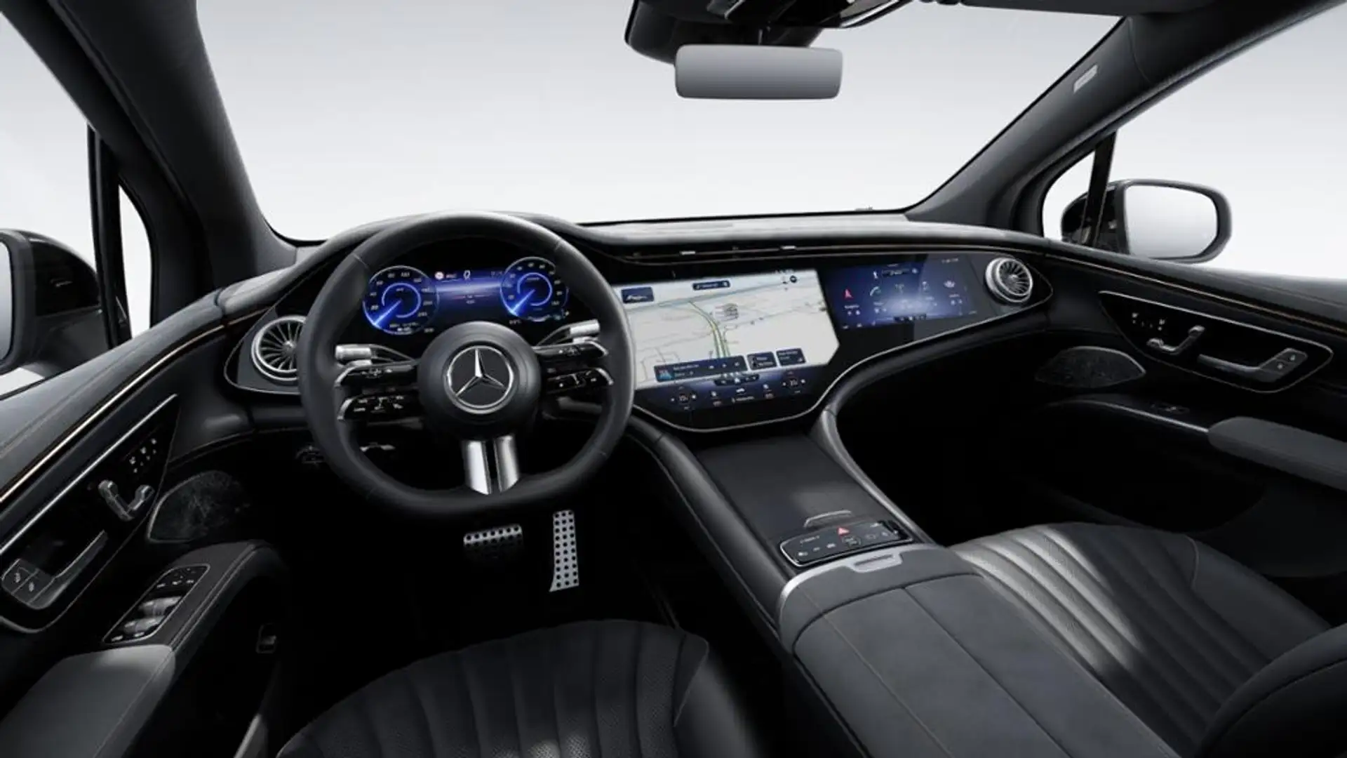 Mercedes-Benz EQS SUV EQS 580 4M SUV AMG/Digital Light/AHK/Hyperscreen Silber - 2