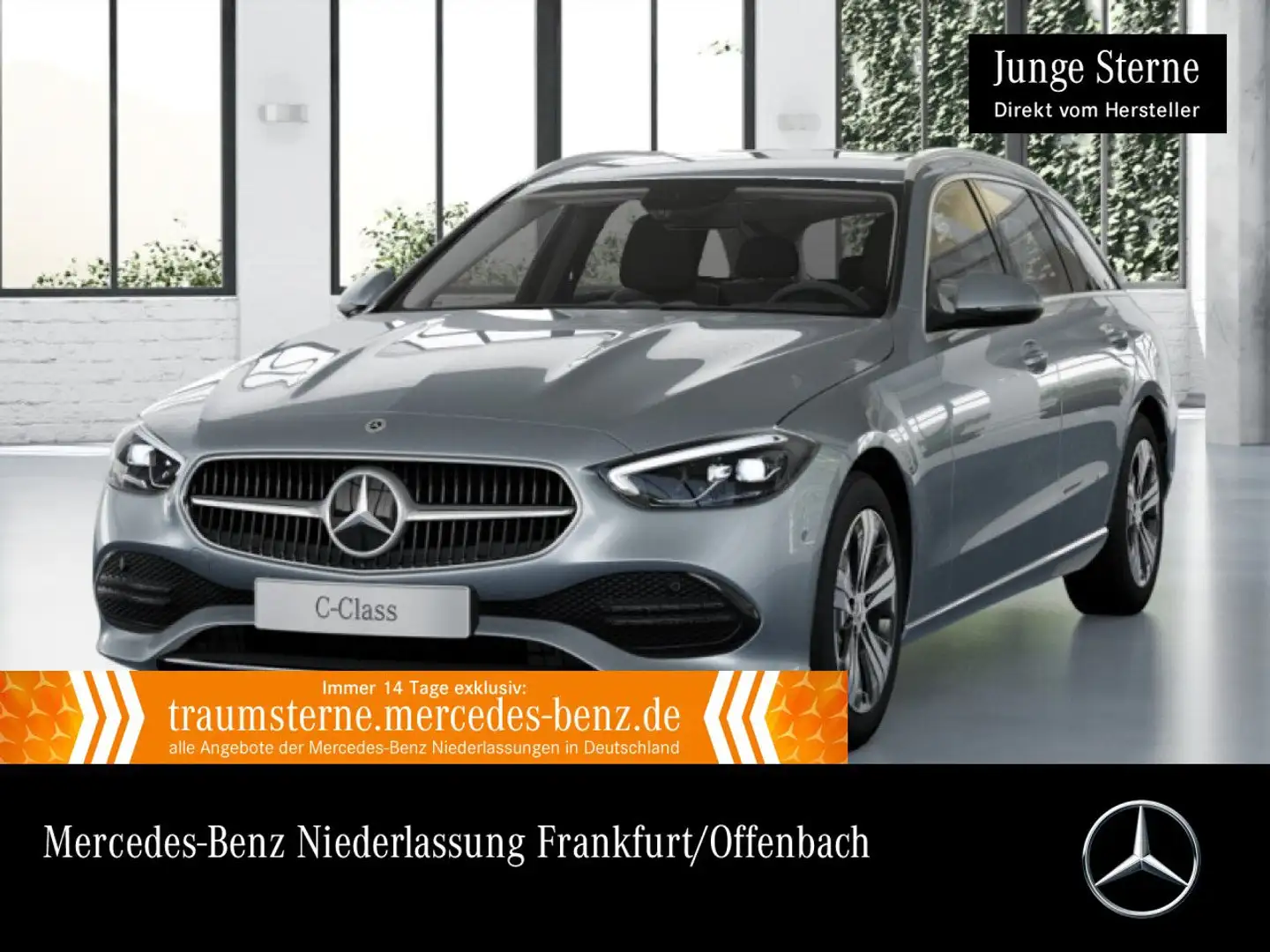 Mercedes-Benz C 180 T AVANTG+AHK+LED+KAMERA+KEYLESS+9G Argent - 1