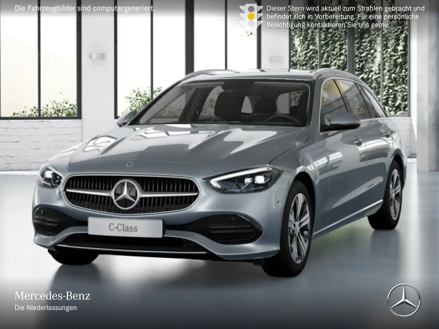 Mercedes-Benz C 180 T AVANTG+AHK+LED+KAMERA+KEYLESS+9G Argent - 2