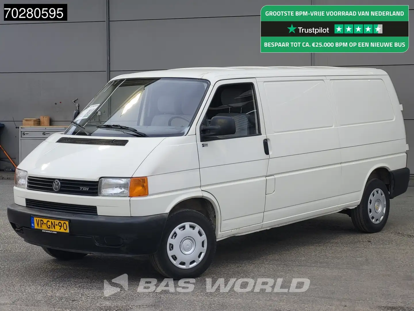 Volkswagen Transporter UNIEK! 2.5 TDI 5 cylinder 98.808 kmNAP!!!! Trekhaa Blanco - 1