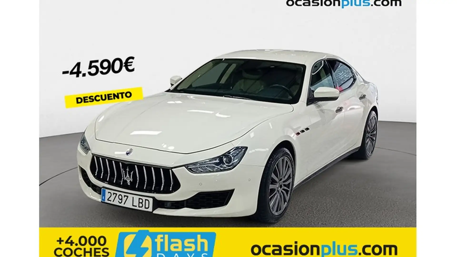 Maserati Ghibli Aut. 350 Blanco - 1