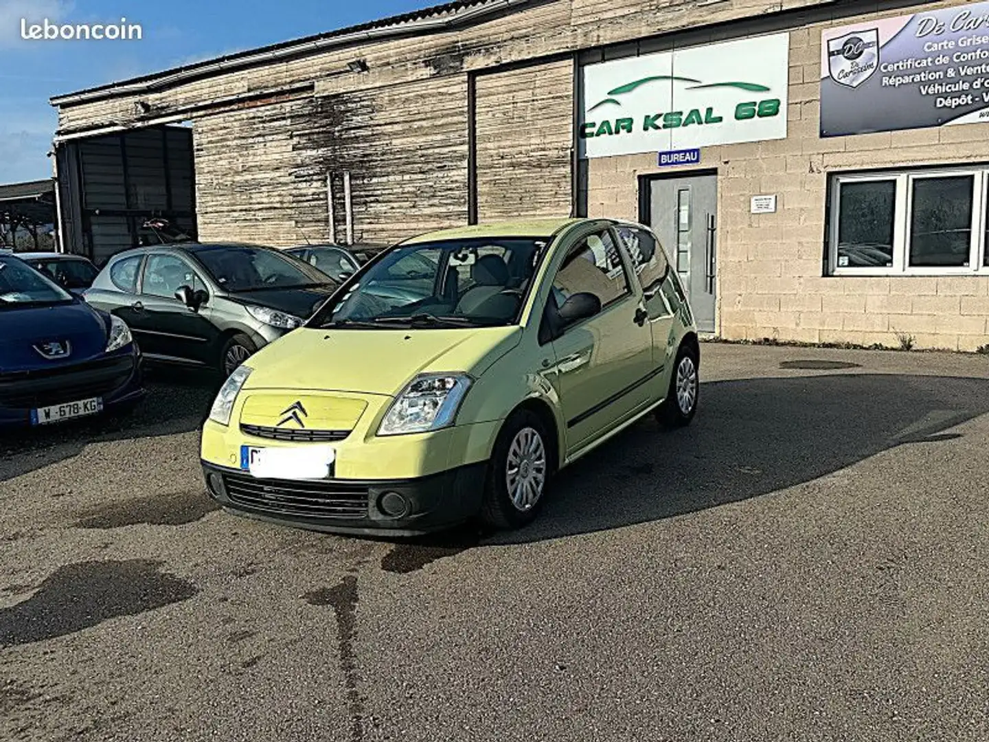 Citroen C2 1.1 3P Jaune - 1