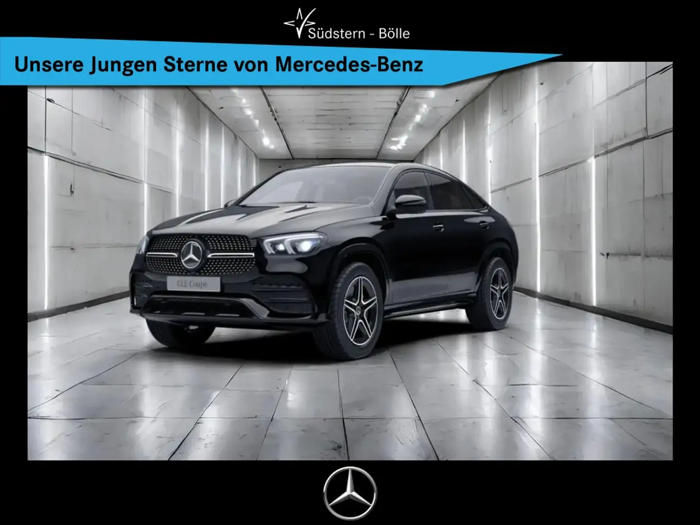 Mercedes-Benz GLE 400 d 4M Coupé +AMG+MEMORY+AMBIENTE+360°KAM Noir - 1