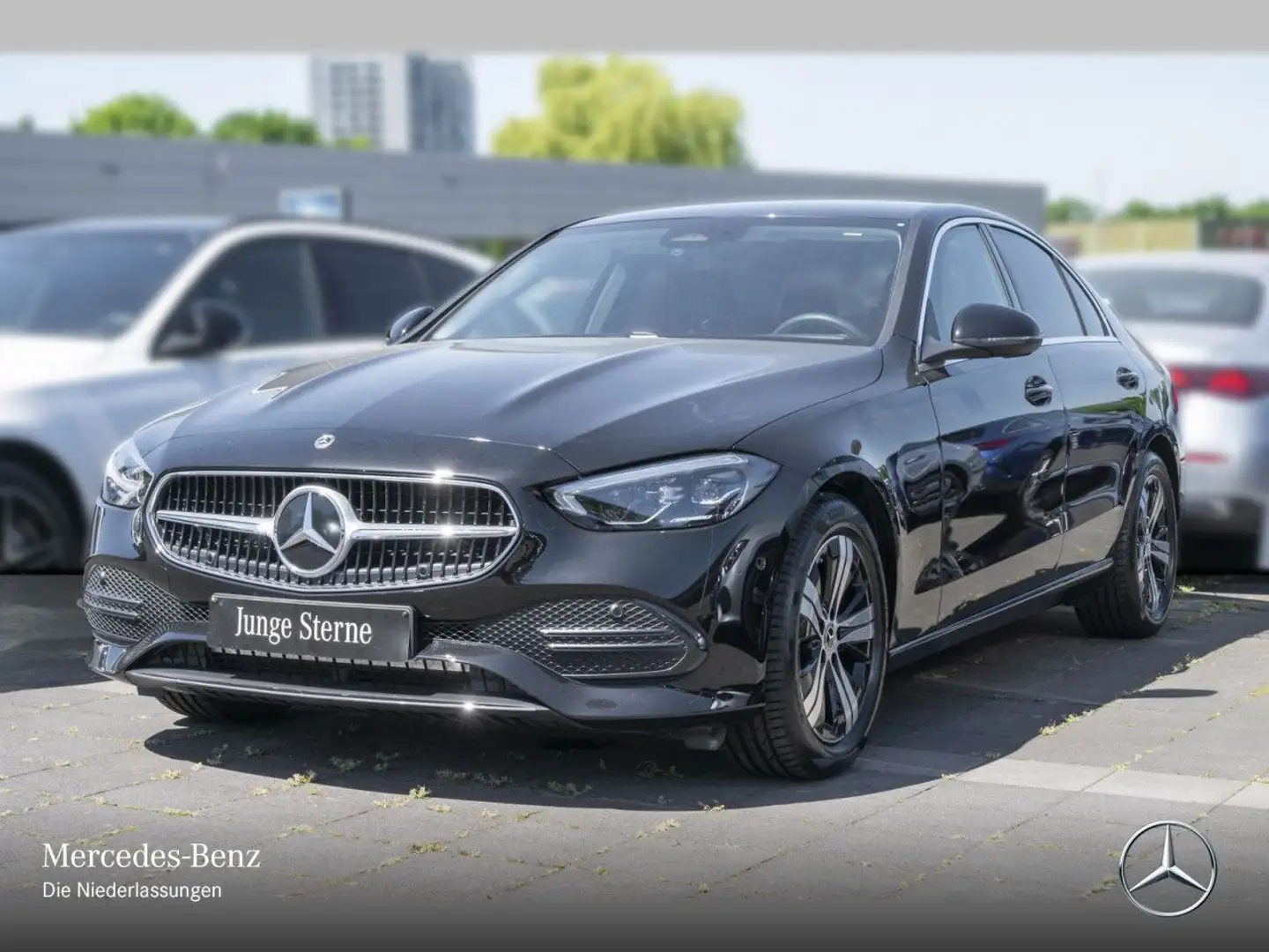 Mercedes-Benz C 220 d AVANTG+AHK+LED+KAMERA+TOTW+KEYLESS+9G Zwart - 2