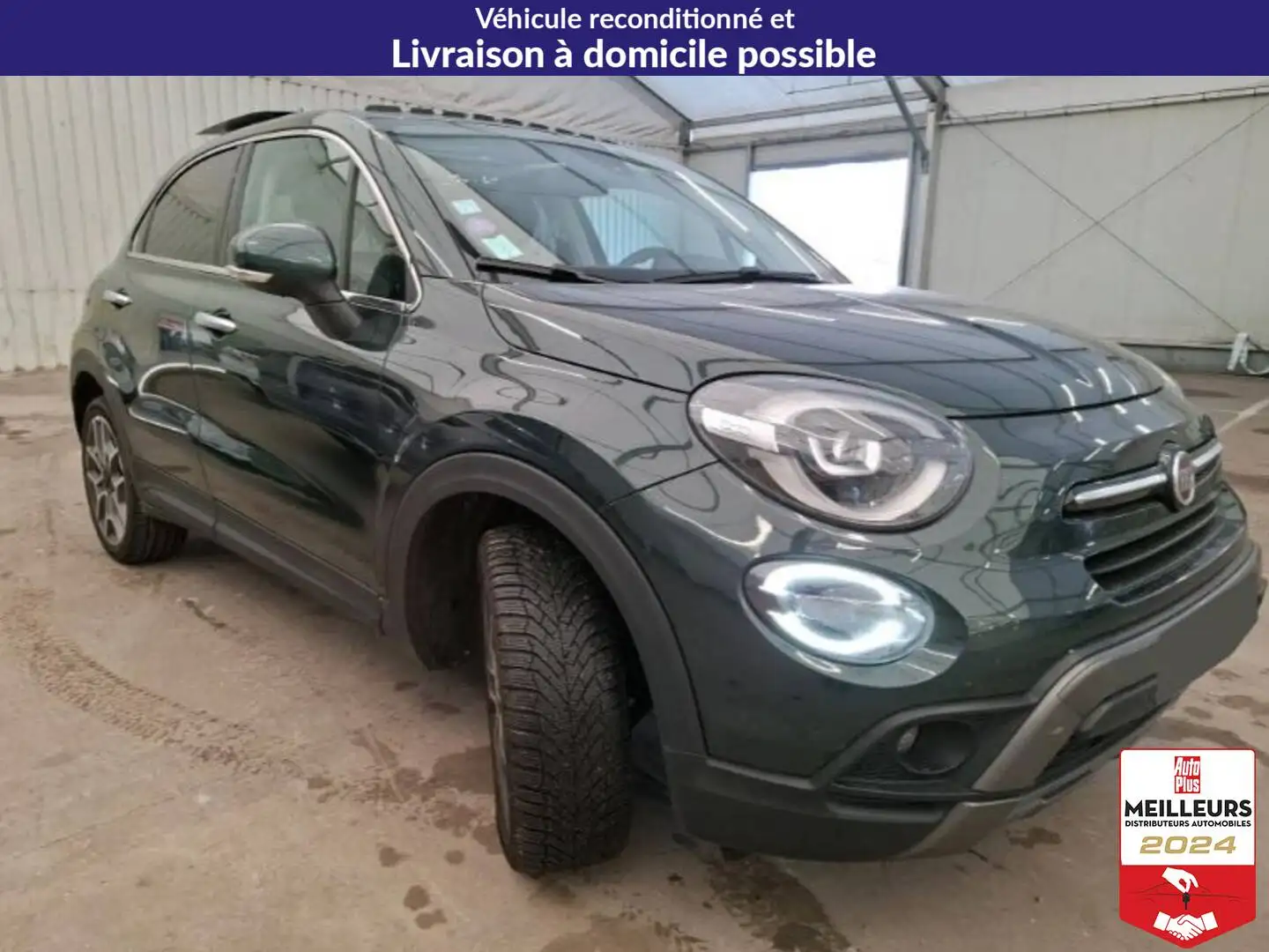 Fiat 500X 500X 1.3 FireFly Turbo T4 150 DCT Club +Toit +Cuir Vert - 2