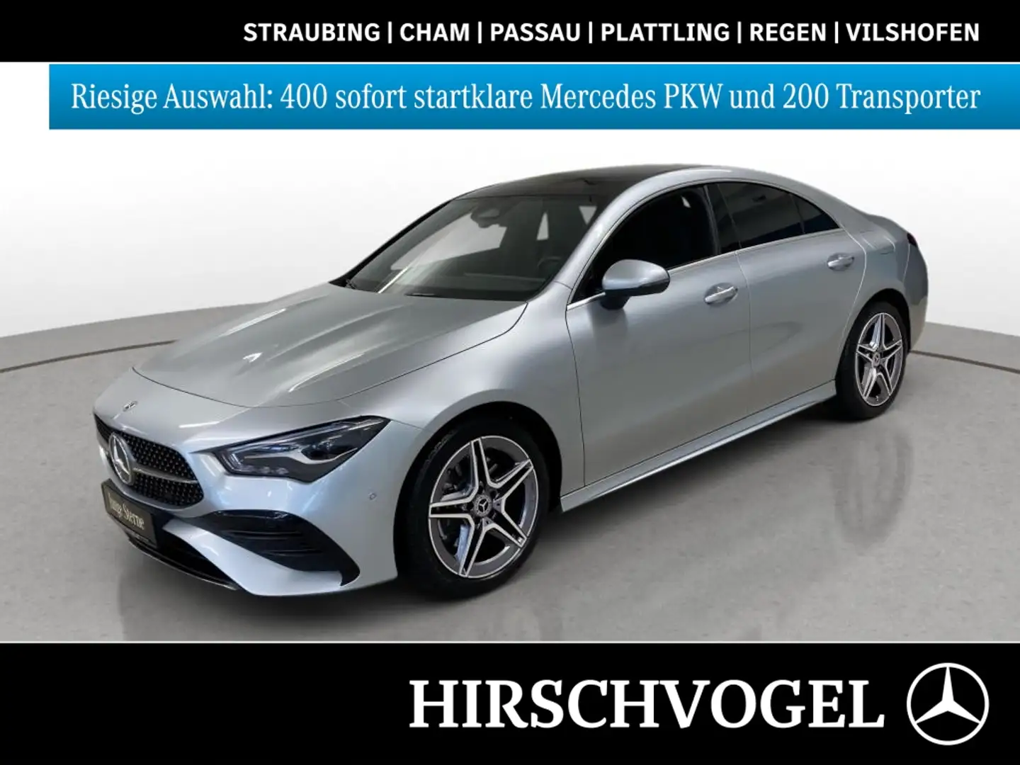 Mercedes-Benz CLA 200 AMG-Line+Pano+KEYLESS+MBUX+Navi-Prem+LED Silber - 1
