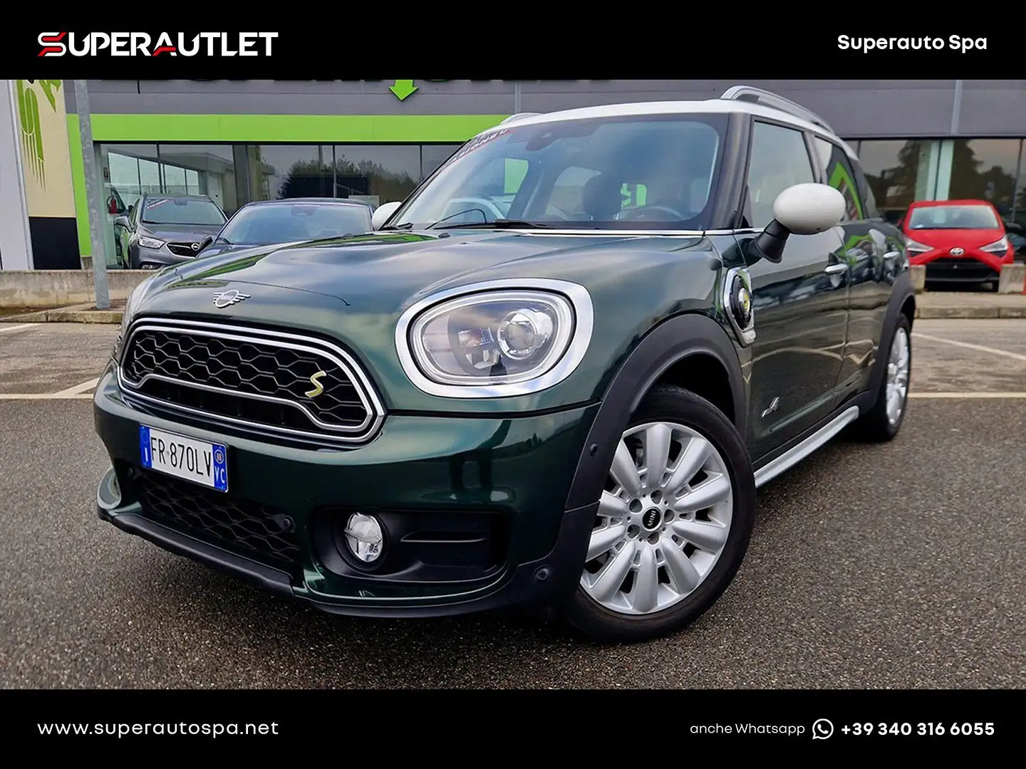 MINI Cooper Countryman Mini Countryman 1.5 Cooper SE all4 auto Mini Coun Zelená - 1
