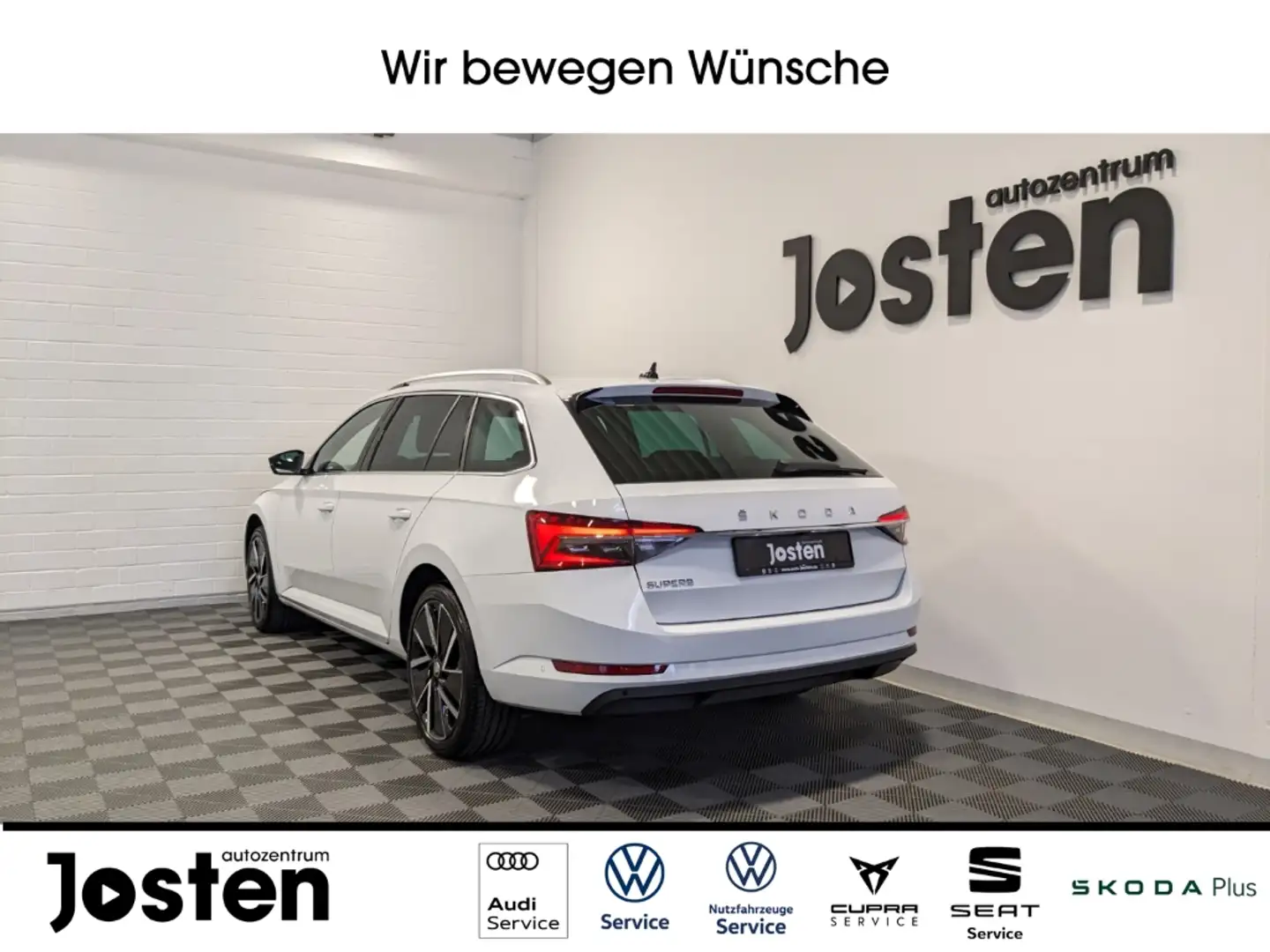 Skoda Superb Combi Style 2.0 TDI DSG Navi AHK ACC CarPlay Weiß - 2