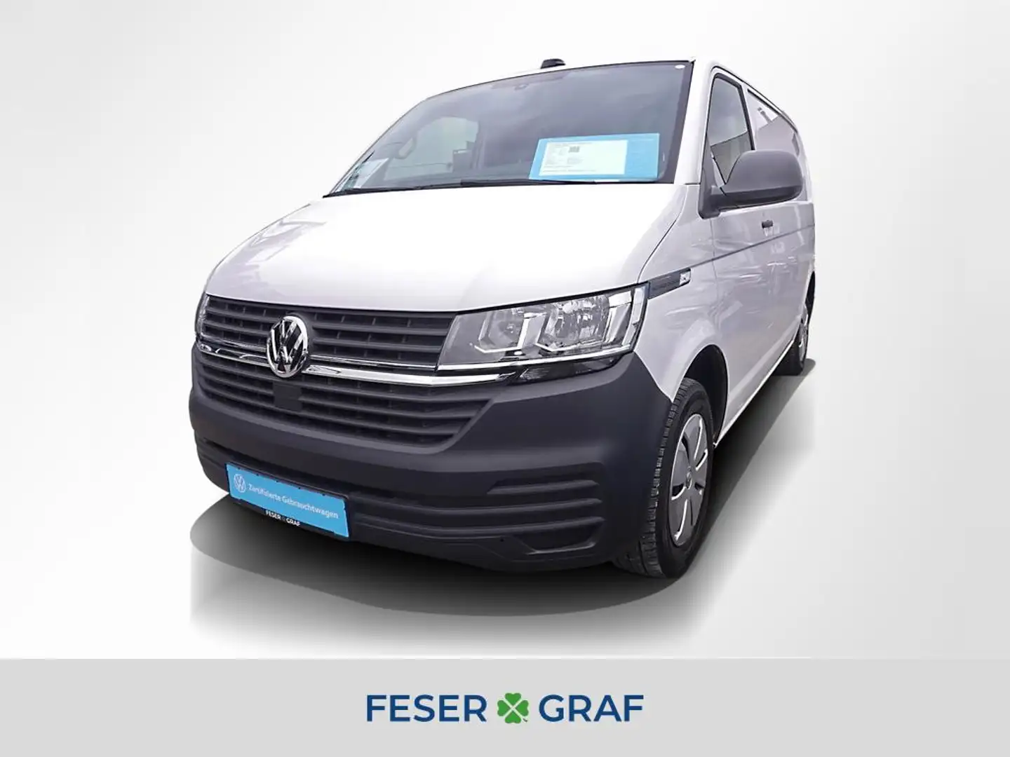 Volkswagen T6.1 Transporter 6.1 Kasten 2.0 TDI Ganzj. Klima PDC Weiß - 1