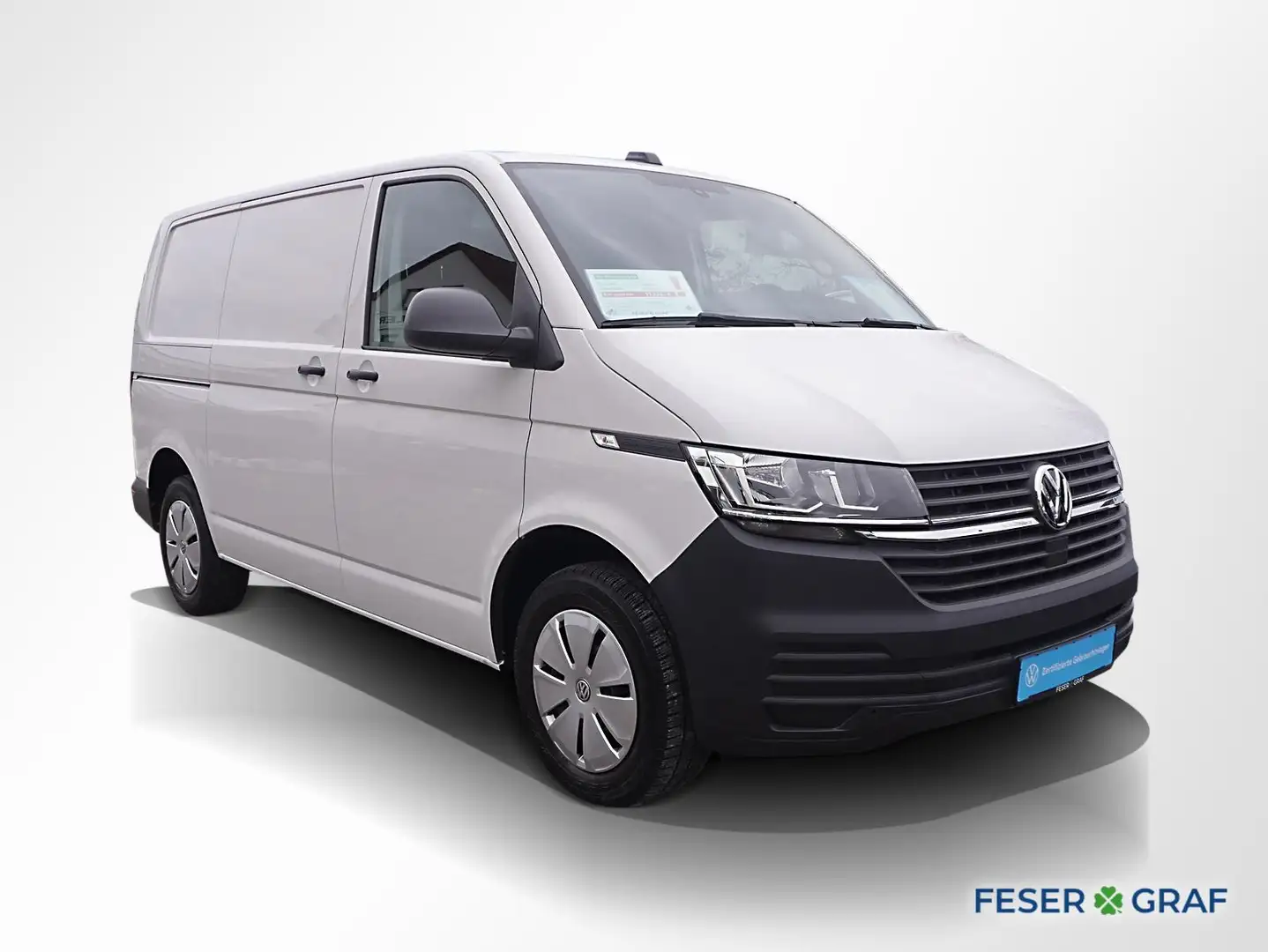 Volkswagen T6.1 Transporter 6.1 Kasten 2.0 TDI Ganzj. Klima PDC Weiß - 2