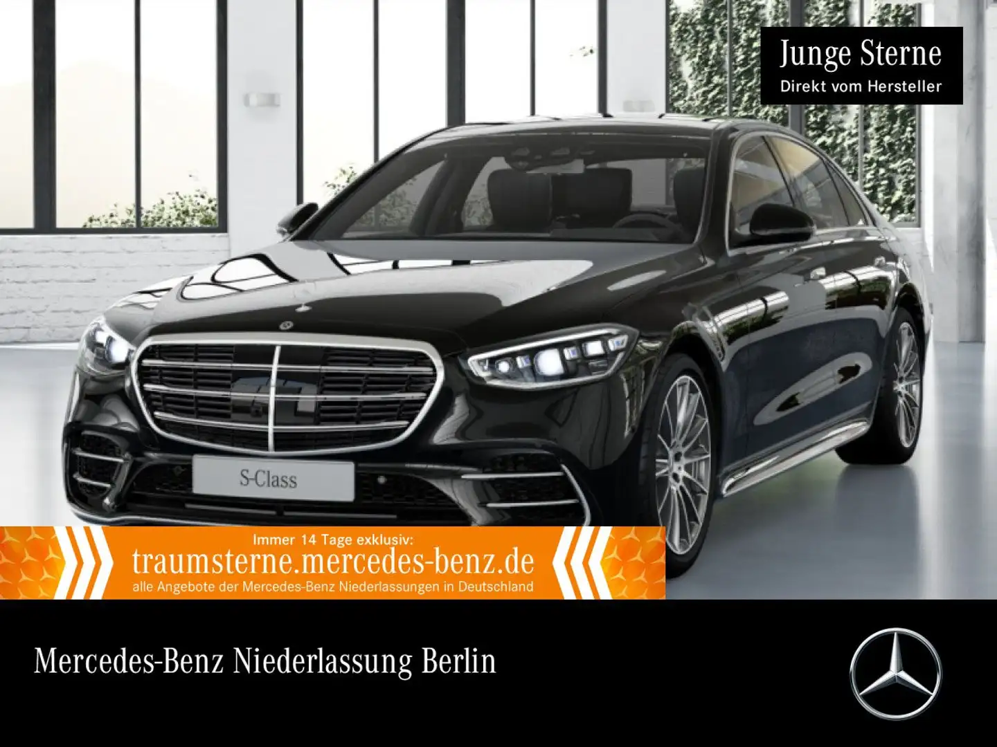 Mercedes-Benz S 600 S 580 e AMG+PANO+360+DIGITAL-L+BURMESTER4D+FAHRASS Schwarz - 1