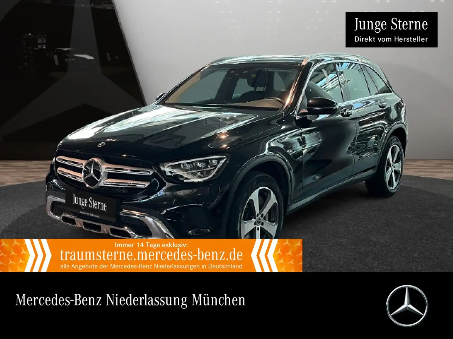 Mercedes-Benz GLC 220 d 4M AHK+LED+STHZG+FAHRASS+KAMERA+KEYLESS Schwarz - 1