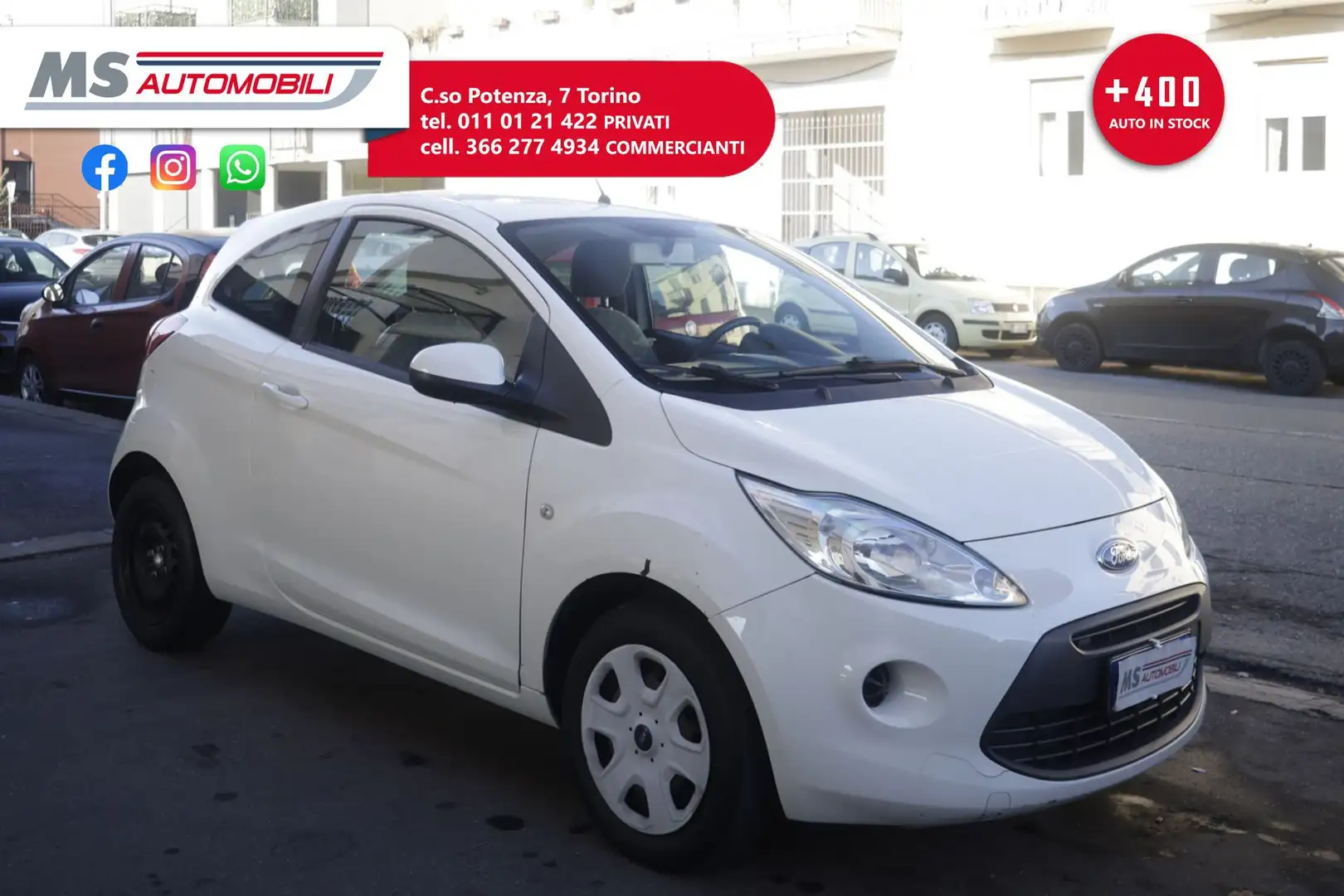 Ford Ka/Ka+ Ford Ka+ 1.2 8V 69CV Titanium 51KW ANNO 2016 Bianco - 1