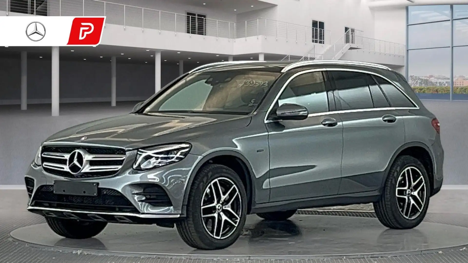 Mercedes-Benz GLC 350 E-Benzin 4Matic/PANO/ ///AMG Line/ 1J.GA Gris - 1