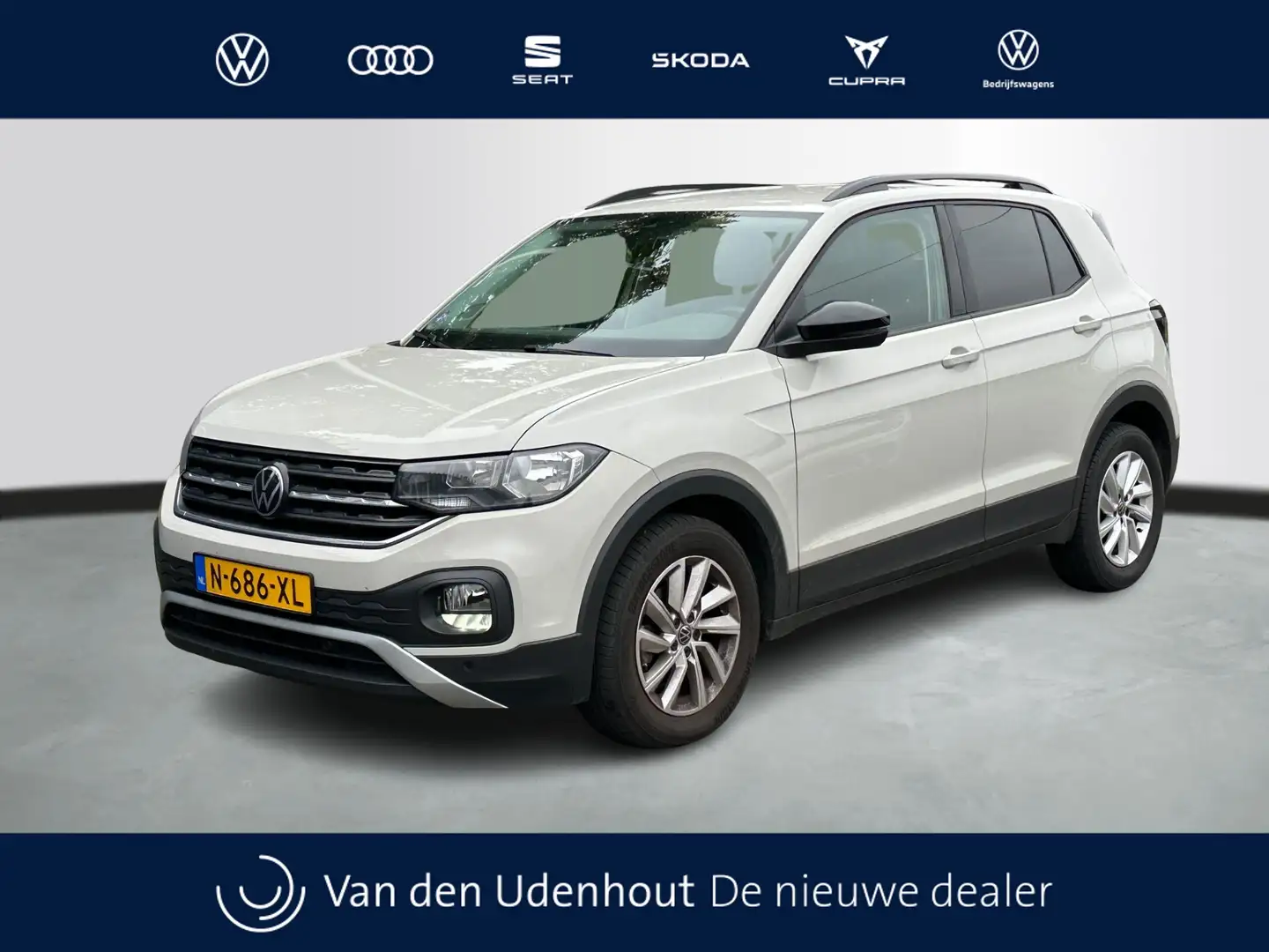 Volkswagen T-Cross 1.0 TSI 95pk Life Navigatie Clima Pdc Grijs - 1