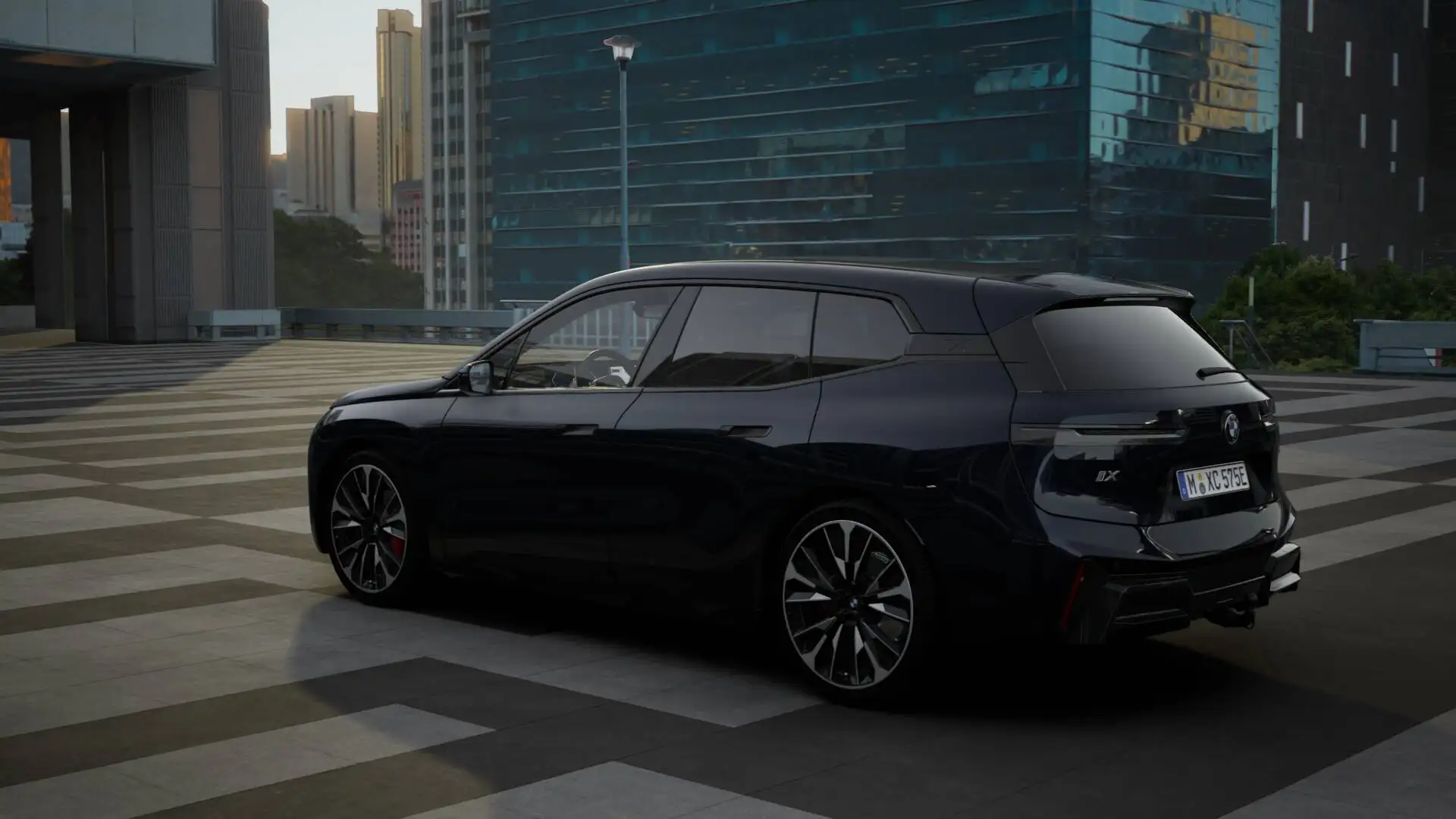 BMW iX xDrive45 M Sport / Panoramadak Sky Lounge / Trekha Zwart - 2
