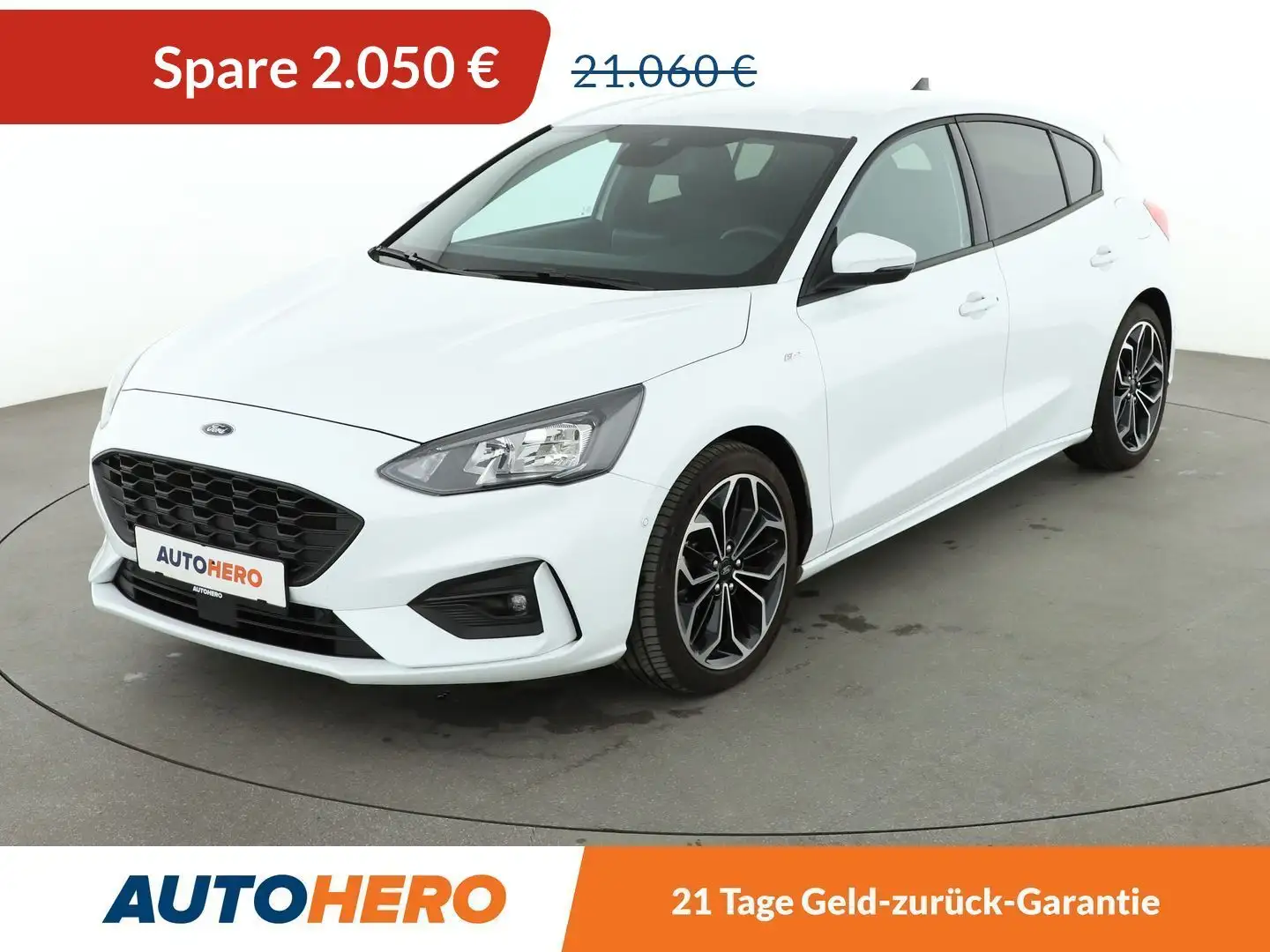 Ford Focus 1.5 EcoBoost ST-Line Aut.*NAVI*LED*CAM*ACC*ALU* Weiß - 1