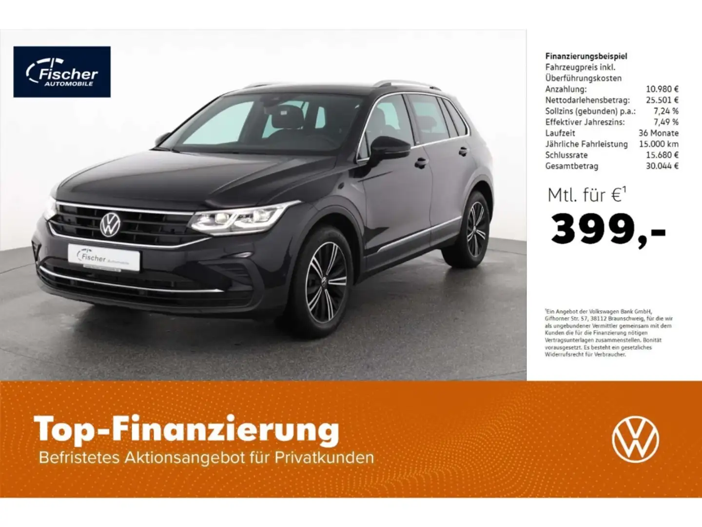 Volkswagen Tiguan 1.5 TSI Move Schwarz - 1