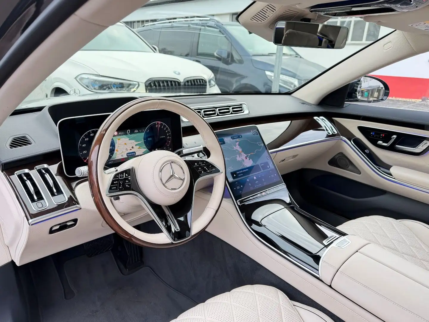 Mercedes-Benz S 580 e LANG Manufaktur*HA-Lenk*Chauffeur*TV Grau - 2